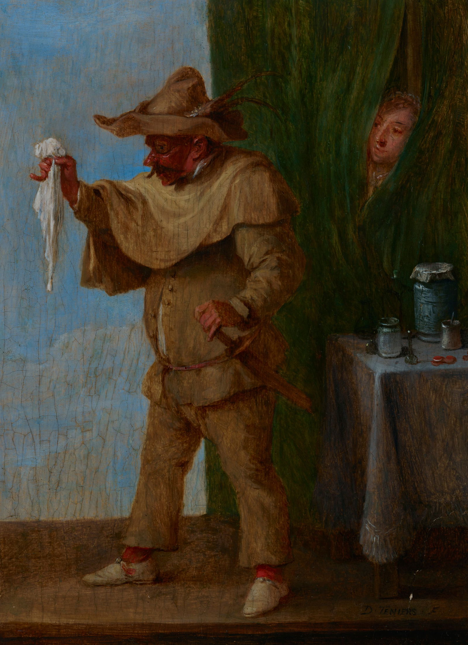 DAVID TENIERS II (ANTWERP 1610-1690 BRUSSELS) A quack doctor (1 of 3)