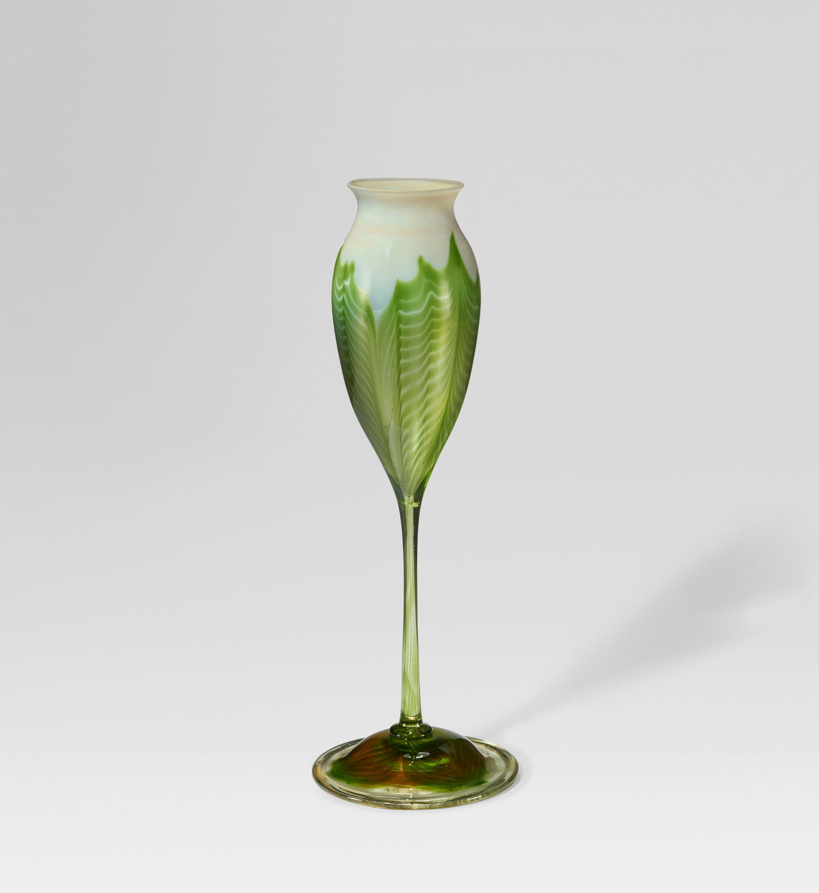TIFFANY STUDIOS Flower Form Vase, 1903-1904 (1 of 3)