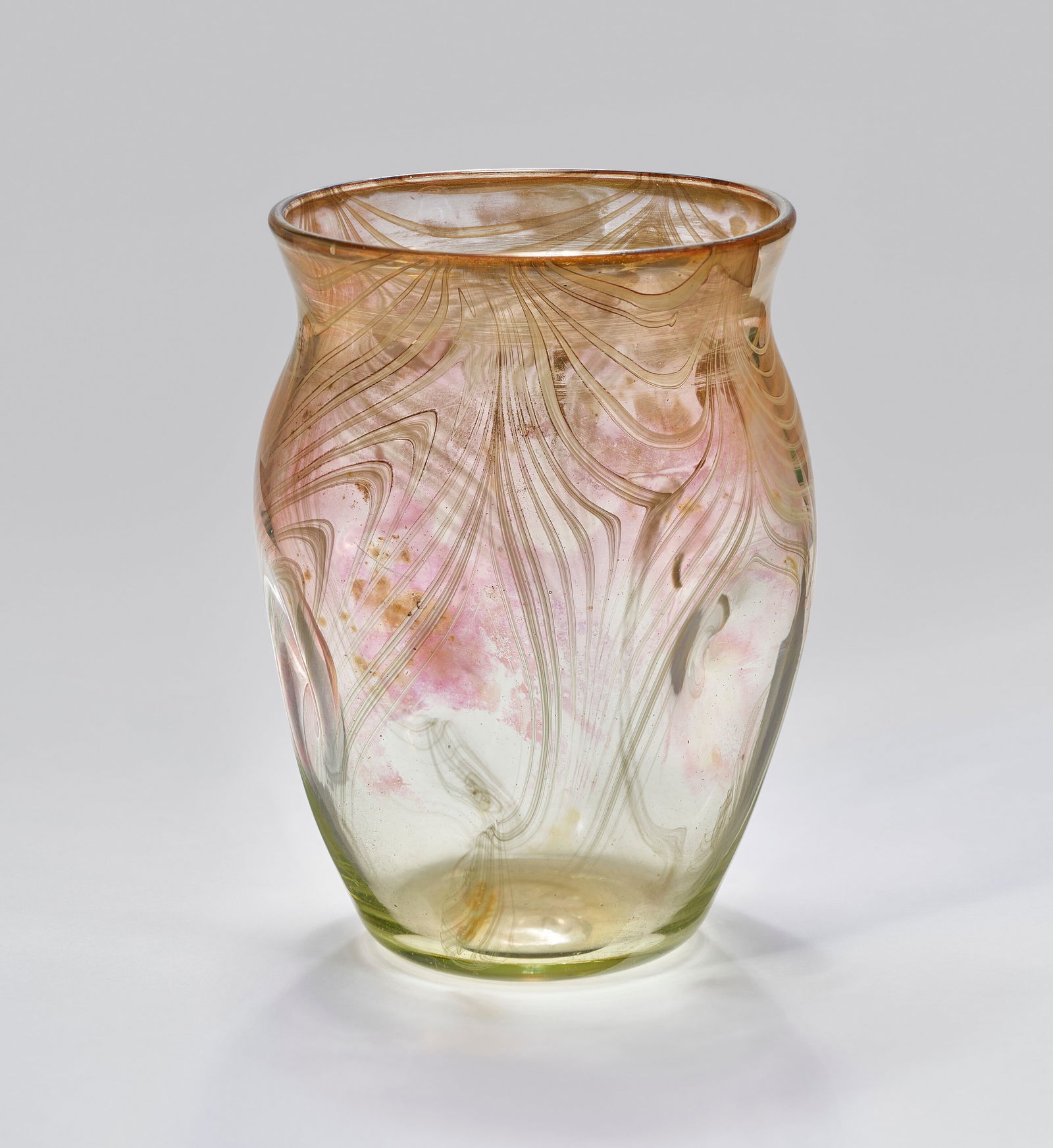 TIFFANY STUDIOS Decorated Vase, circa 1910 (1 of 4)