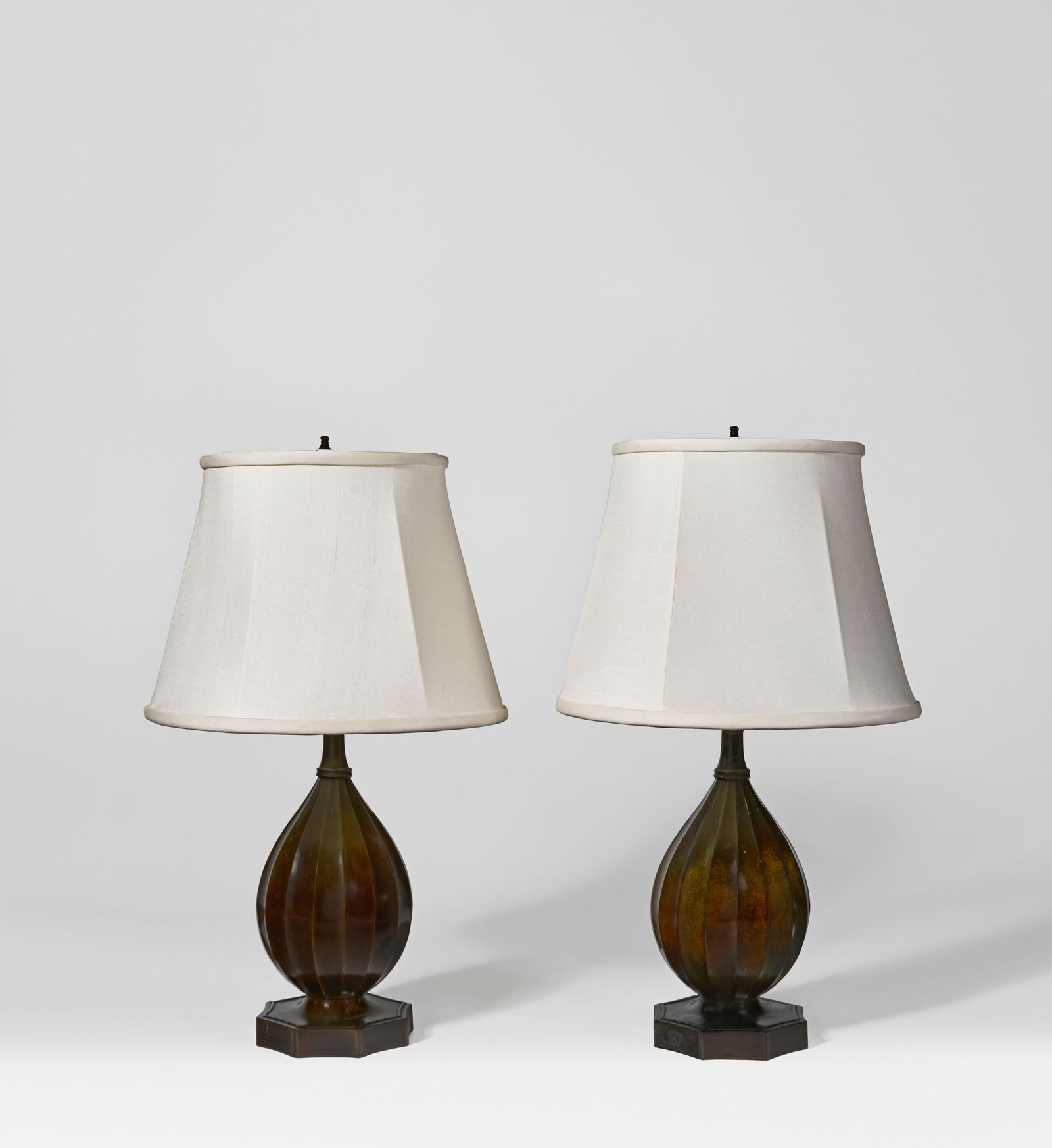 JUST ANDERSEN (1884-1943) Pair of Table Lamps, circa 1935 (1 of 4)