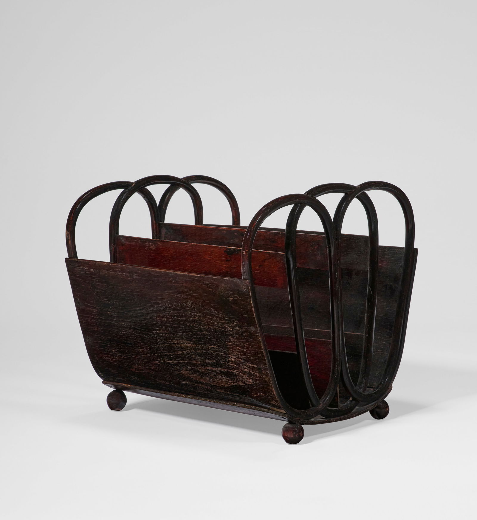 J. & J. KOHN Magazine Rack, Model No. 1069, circa 1910 (1 of 3)