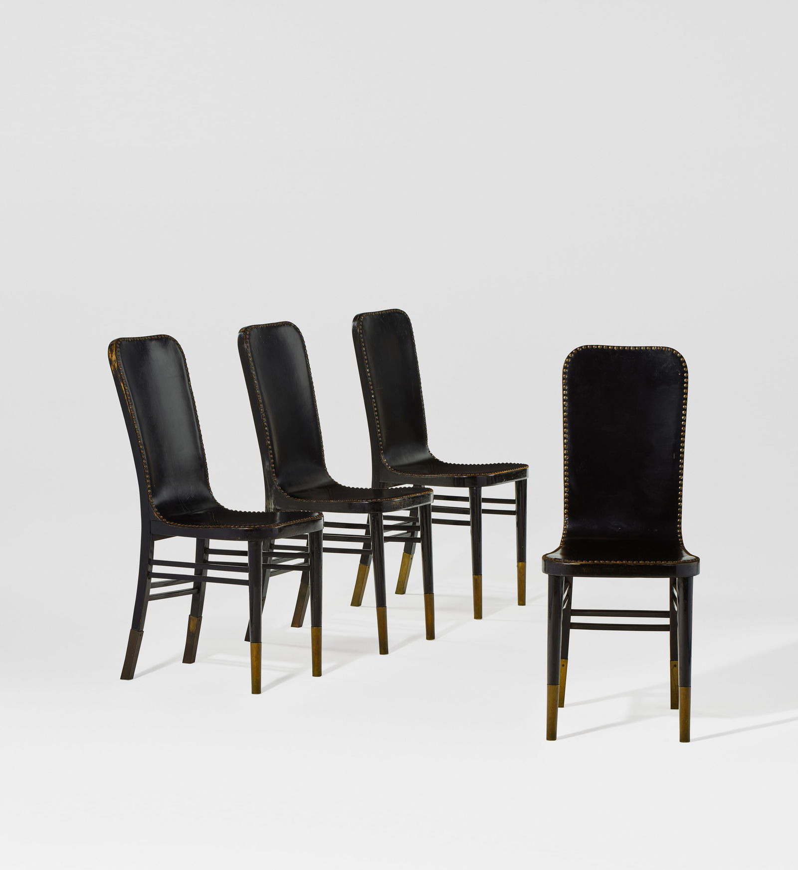 JOSEF URBAN (1872-1933) Set of Four Chairs, Model No. 405, designed for the Paul Hofner Restaurant, (1 of 5)