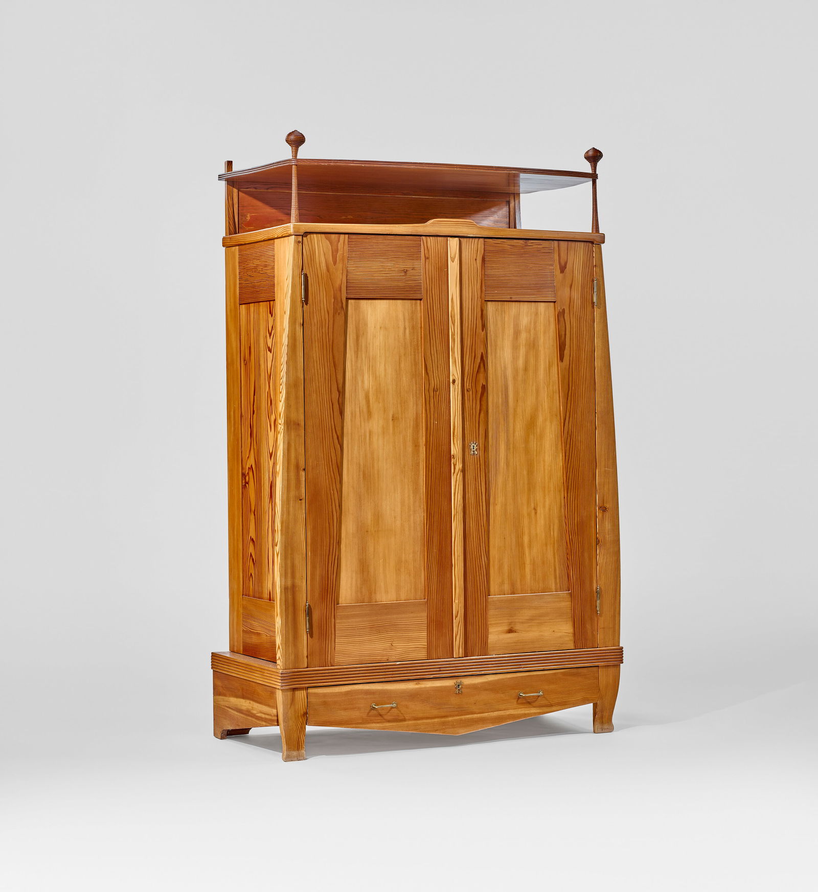 BERNHARD PANKOK (1872-1943) Wardrobe, Model No. 1323, circa 1901 (1 of 2)