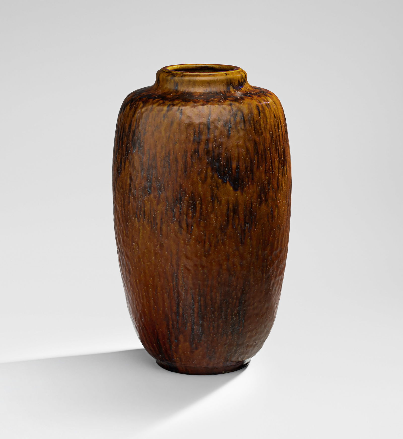 ÉMILE DECOEUR (1876-1953) Monumental Vase, circa 1900: ÉMILE DECOEUR (1876-1953) Monumental Vase, circa 1900 Details glazed stoneware 19 in. (48.3 cm) high, 11 in. (28 cm) diameter incised EDecoeur and numbered 2 Provenance Dr. Heuser & Co., Marxen a