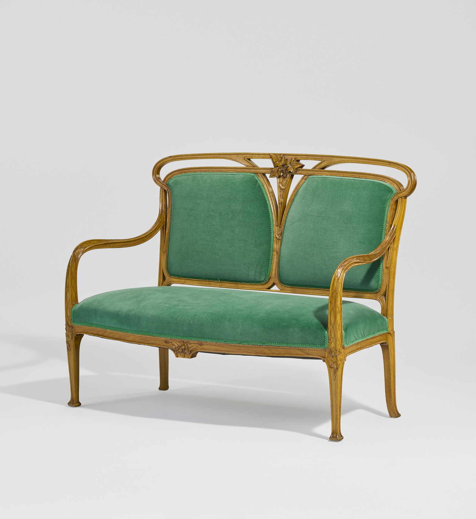 LOUIS MAJORELLE (1859-1926) Settee, circa 1905 (1 of 5)