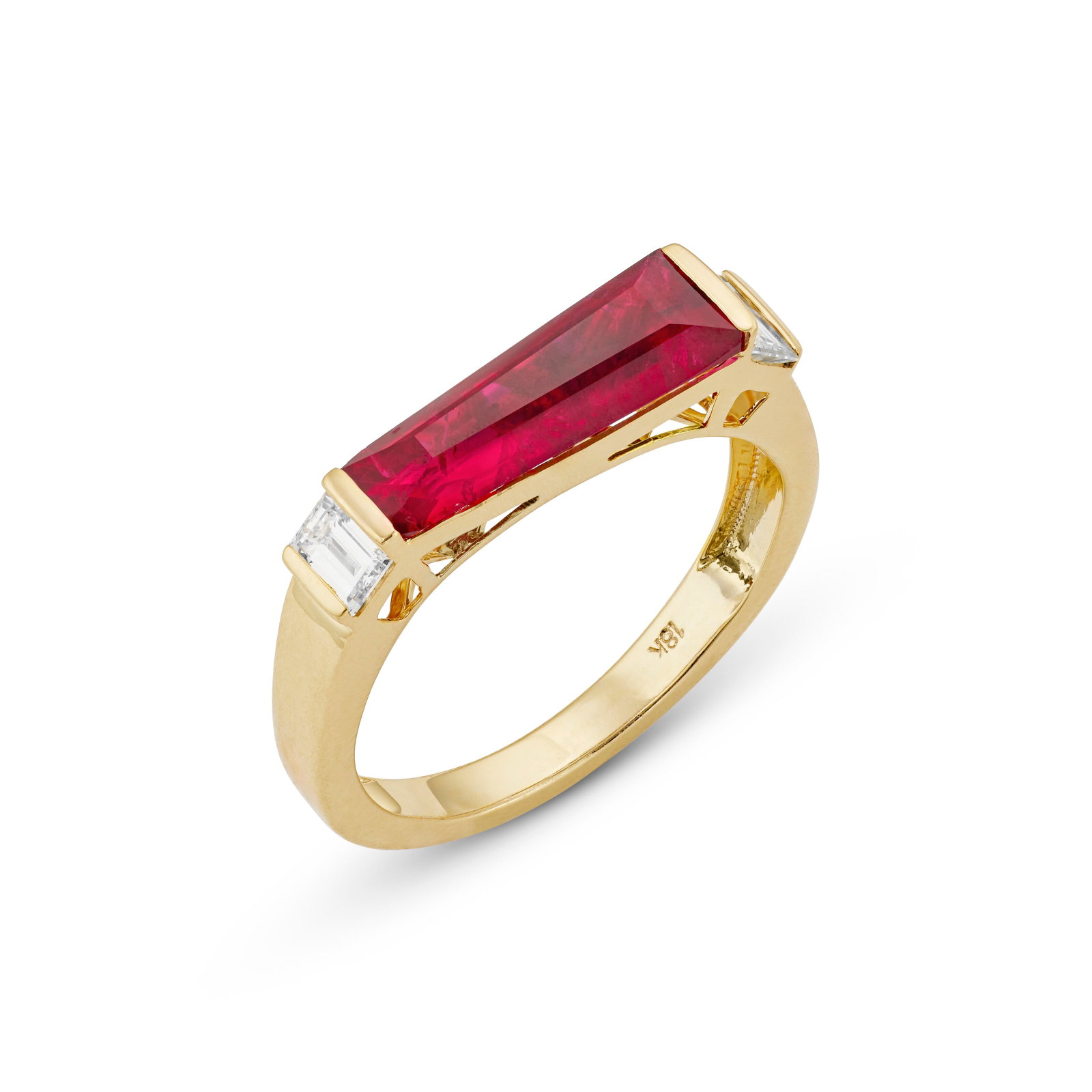 RUBY AND DIAMOND RING (1 of 4)