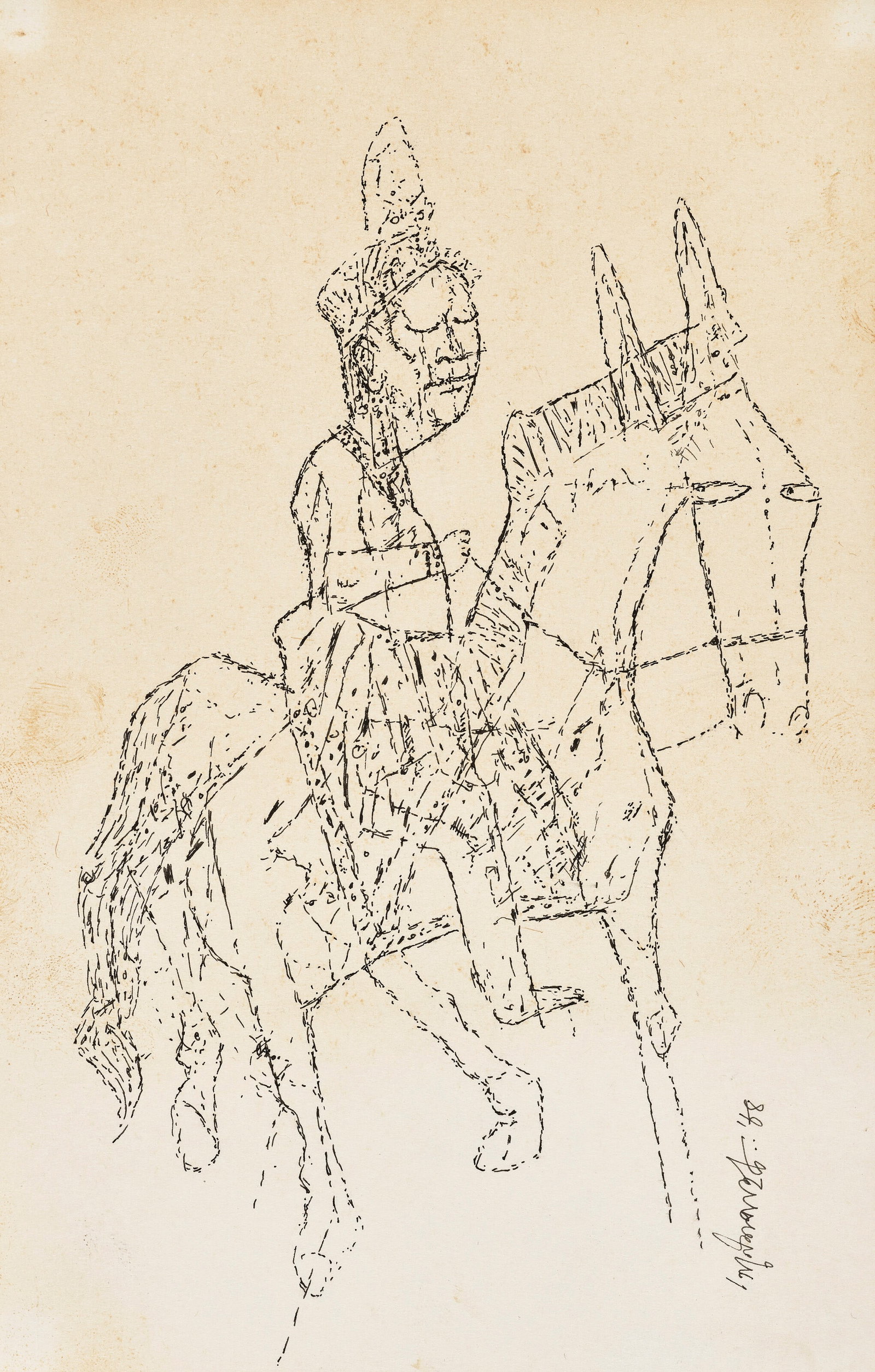 GANESH PYNE (1937-2013) The Rider (1 of 1)