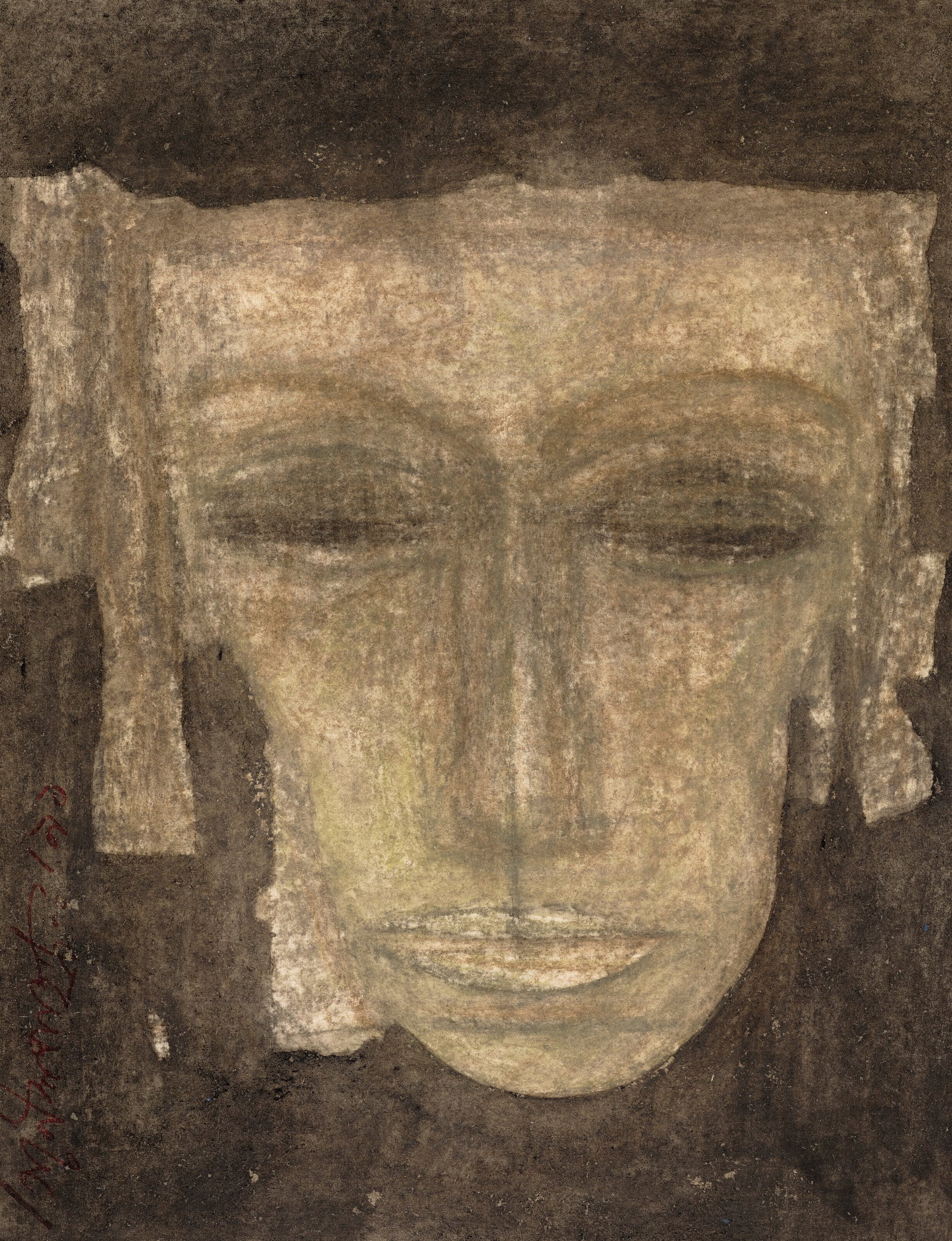 GANESH PYNE (1937-2013) Untitled (Mask) (1 of 1)
