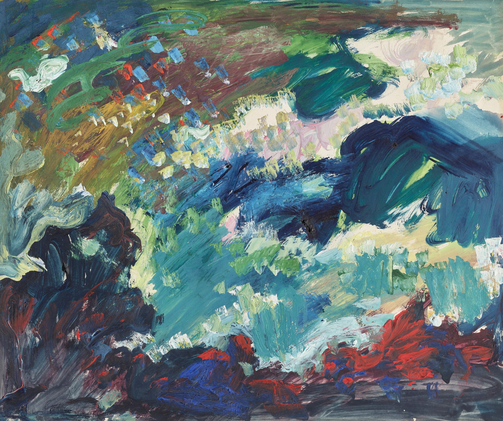 SAYED HAIDER RAZA (1922-2016) Untitled (Landscape) (1 of 1)