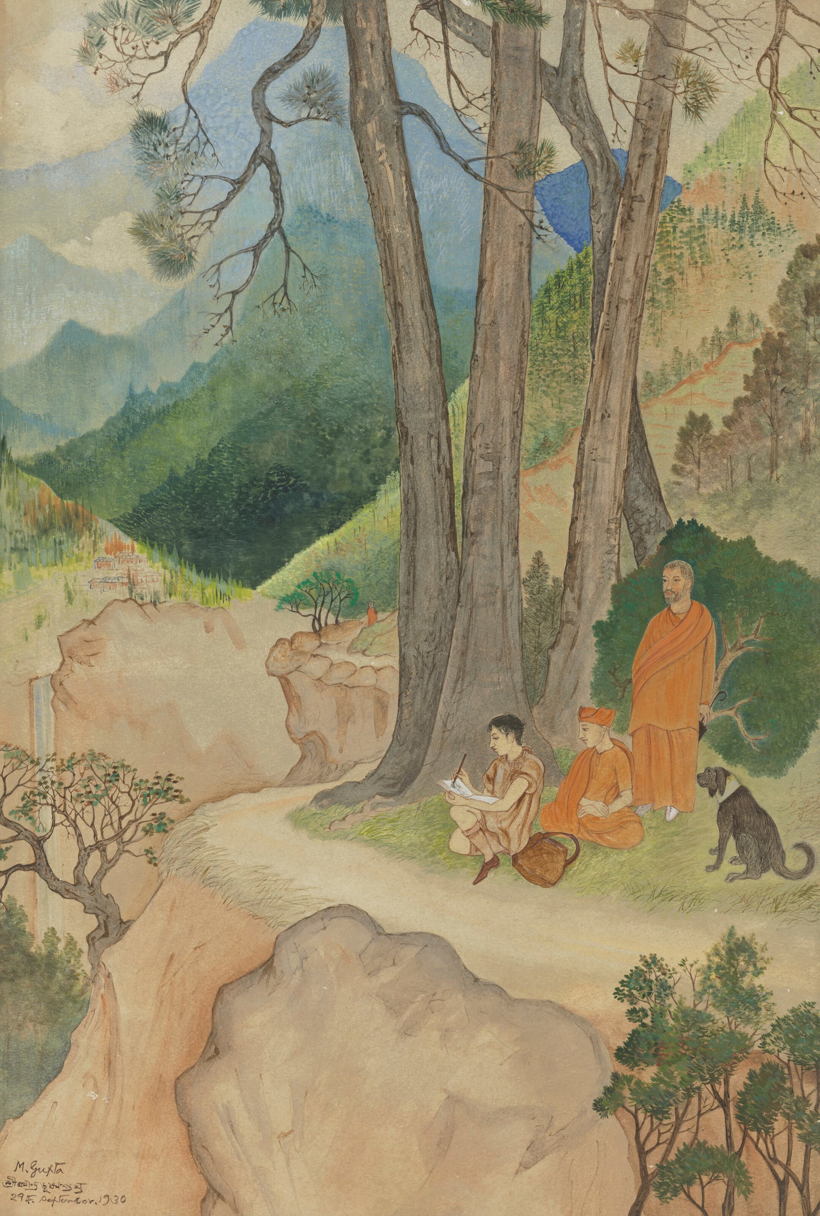 MANINDRA BHUSHAN GUPTA (1898-1968) Pilgrims (1 of 1)