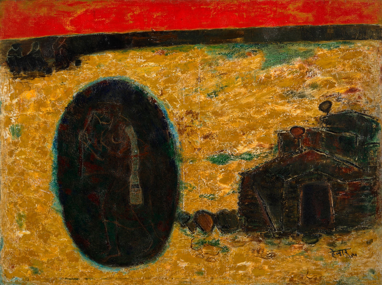 KATTINGERI KRISHNA HEBBAR (1911-1996) Untitled (1 of 1)