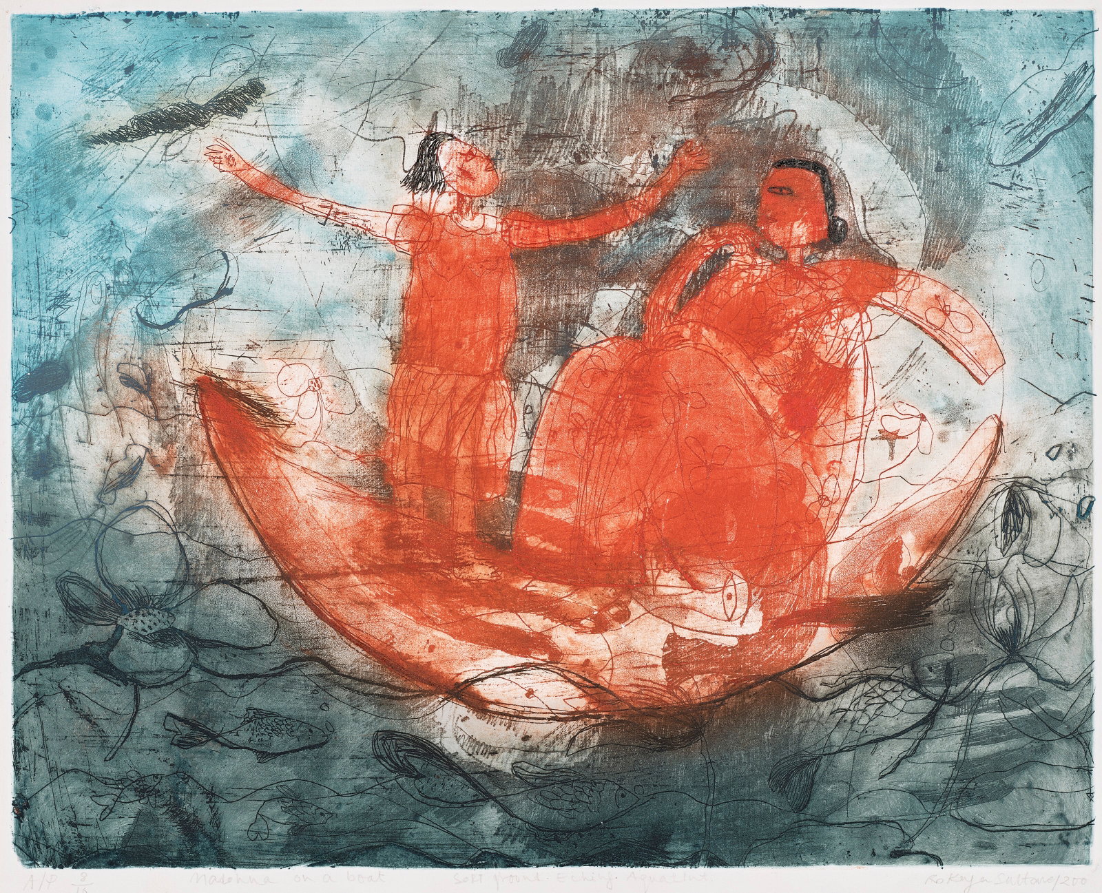 ROKEYA SULTANA (B. 1958) Madonna on a Boat (1 of 1)