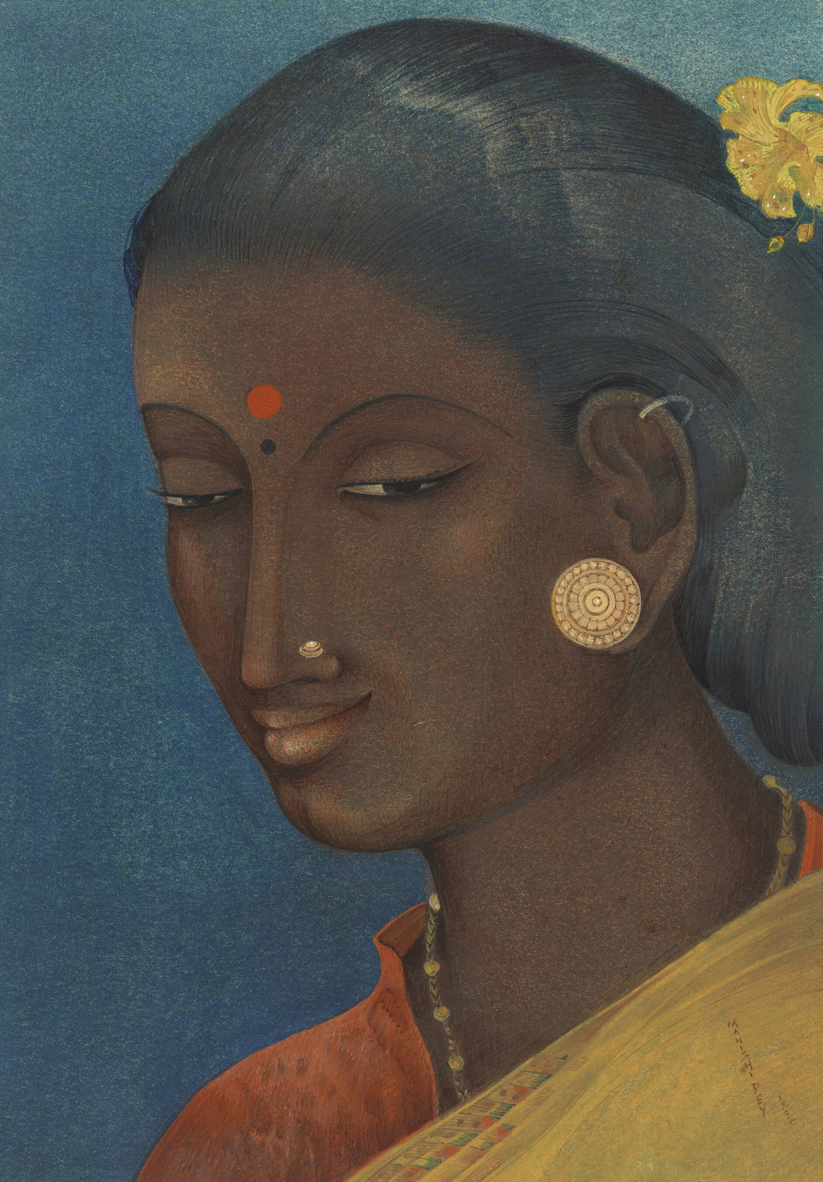 MANISHI DEY (1909-1966) Untitled (Woman) (1 of 1)