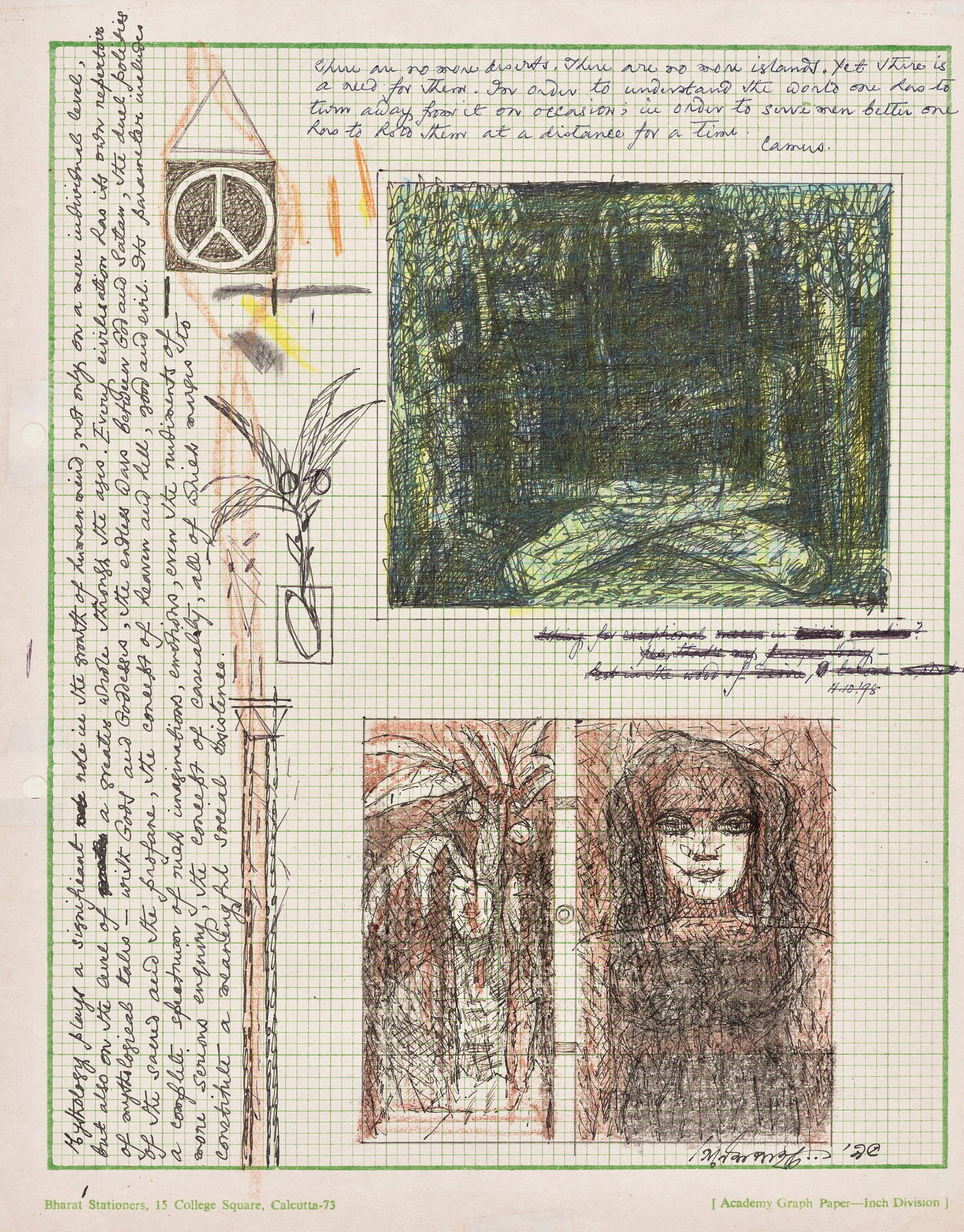GANESH PYNE (1937-2013) Untitled (Jotting) (1 of 1)