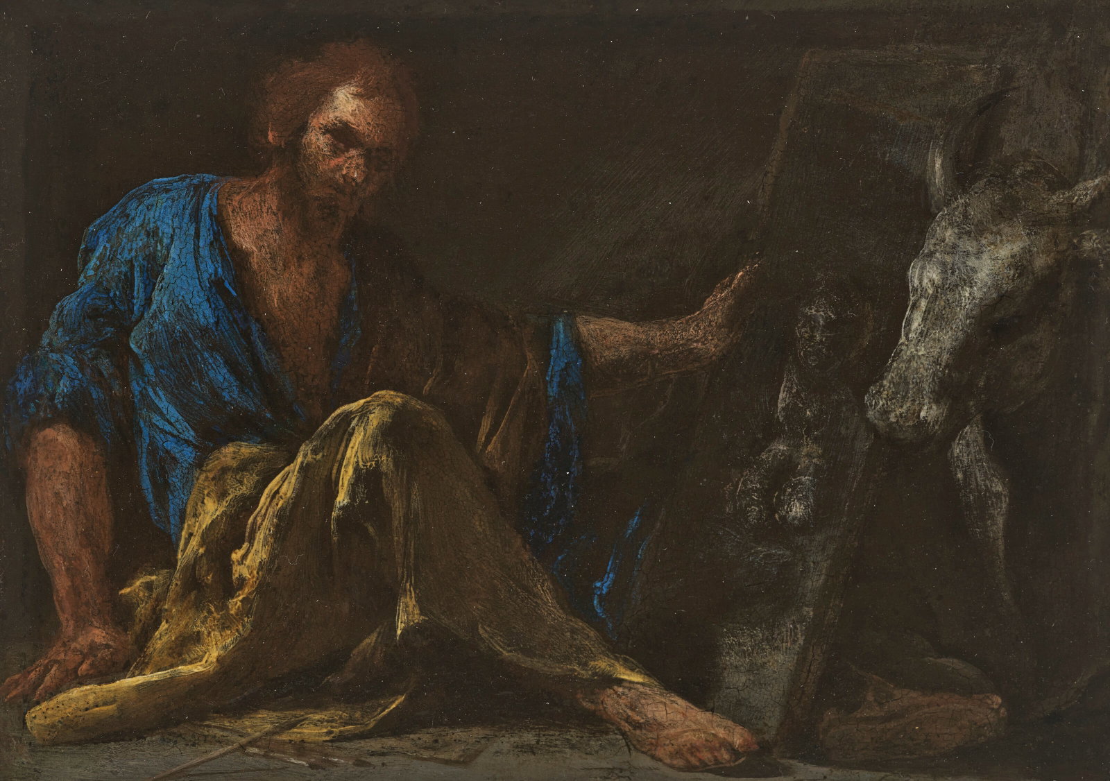 BERNARDO CAVALLINO (NAPLES 1616-1656?) Saint Luke the Evangelist (1 of 4)