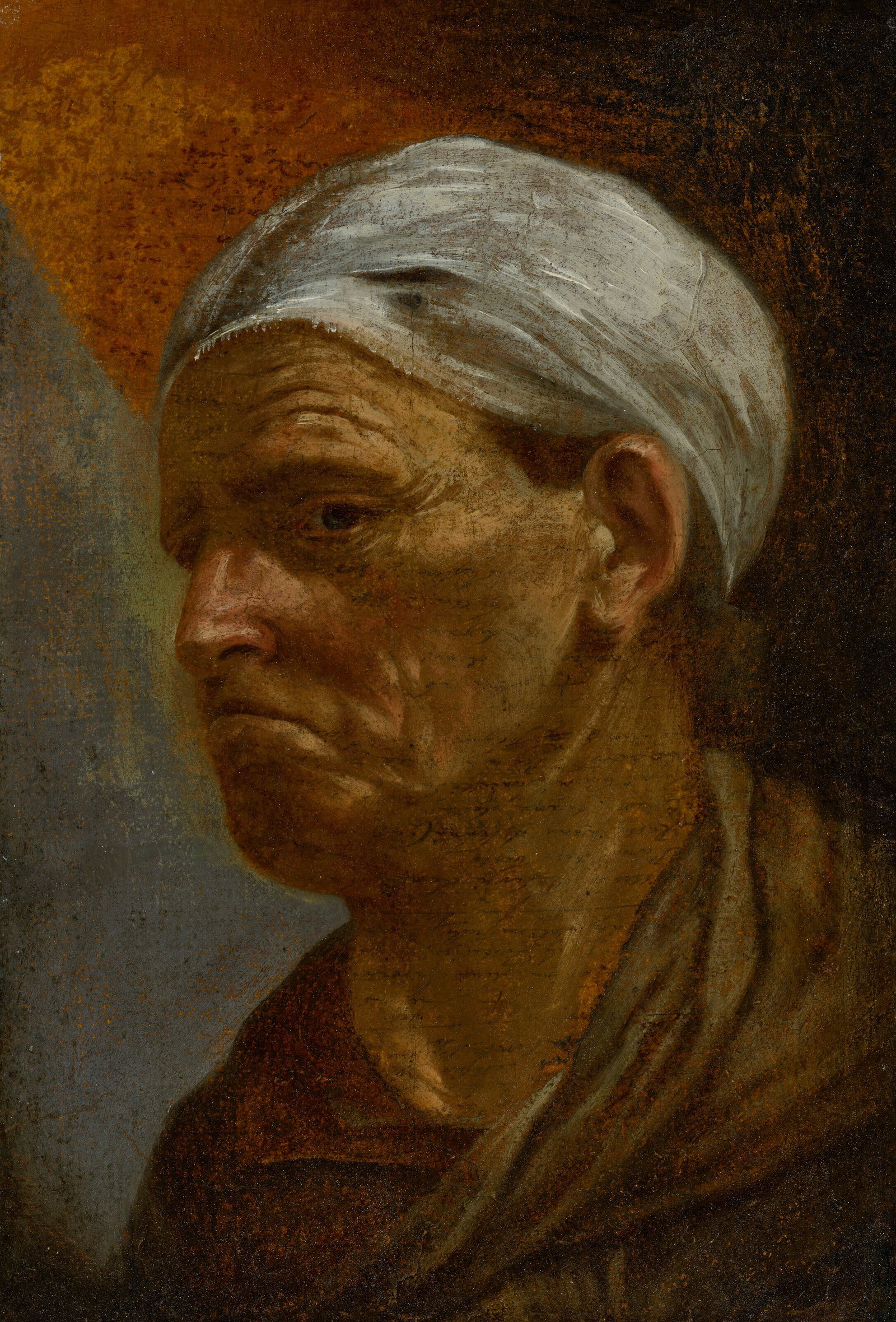 ANNIBALE CARRACCI (BOLOGNA 1560-1609 ROME) Head of an elderly woman, bust-length (1 of 4)
