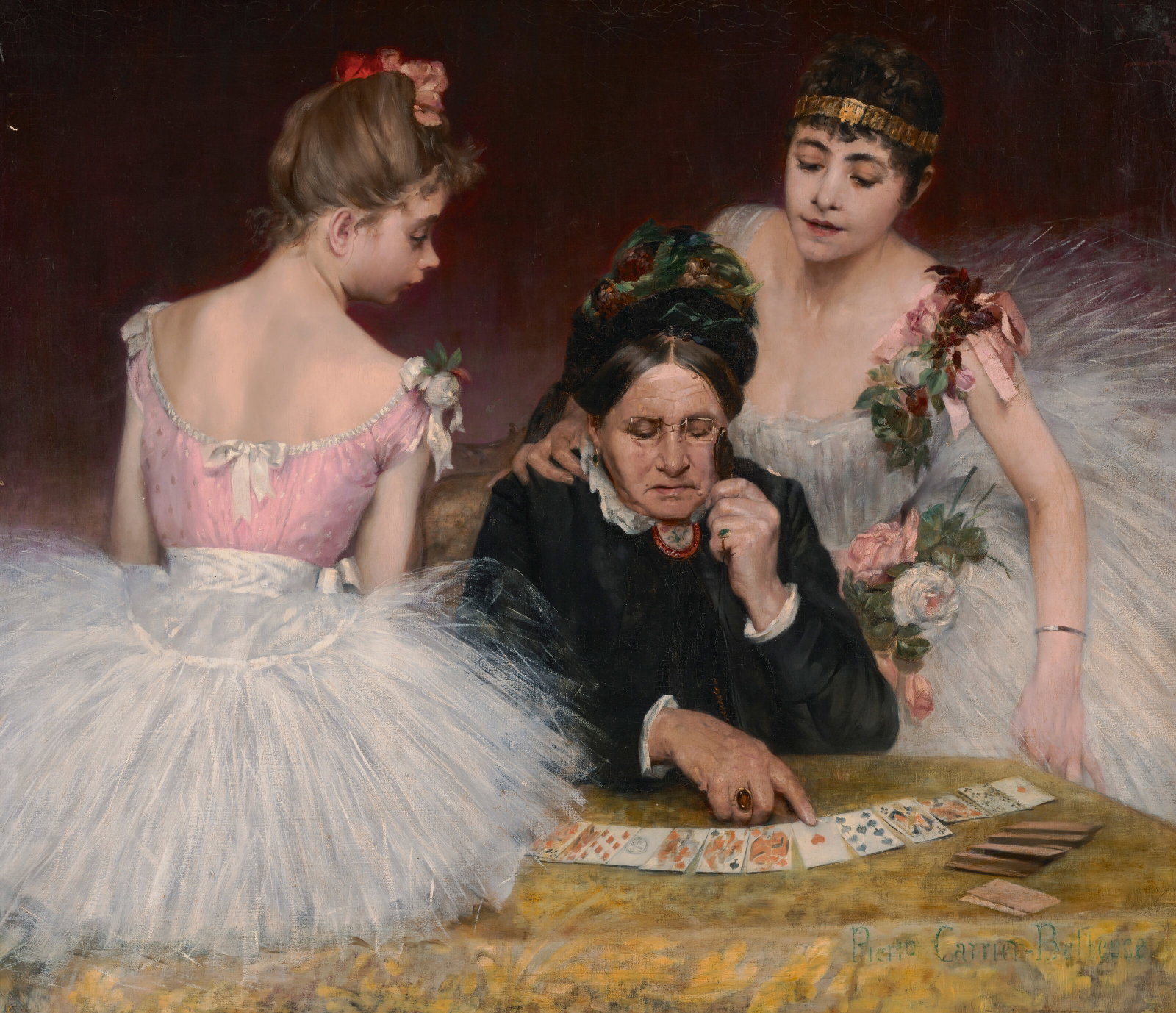 PIERRE CARRIER-BELLEUSE (PARIS 1851-1932) La veille d’un début (1 of 4)