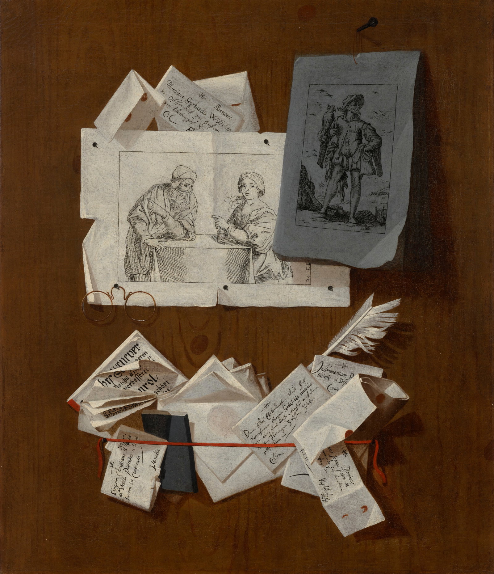 ANDREA GOTTARDO DOMENICO REMPS (ACTIVE IN VENICE AND VERONA, CIRCA 1683-1699) A trompe l’oeil (1 of 3)