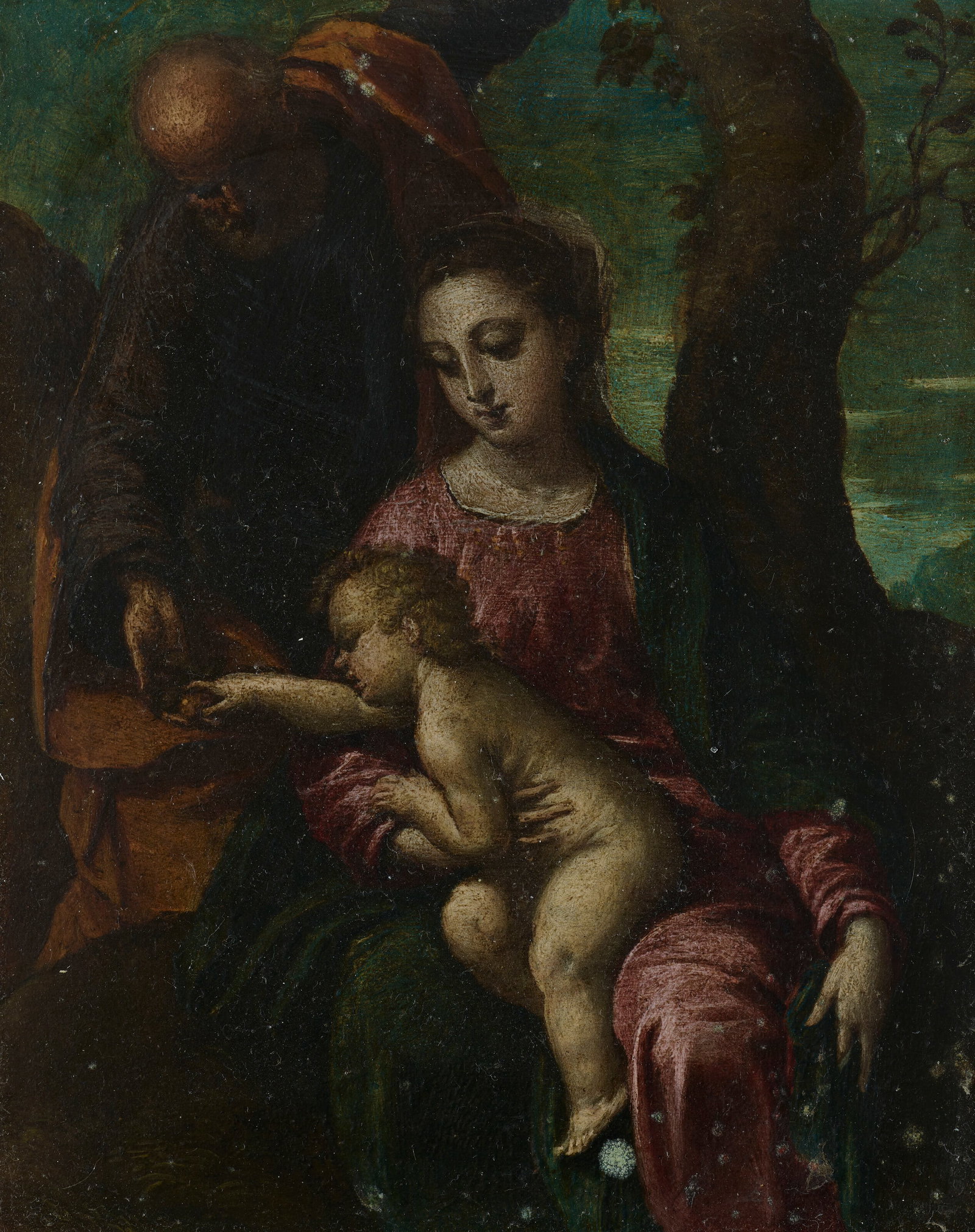 IPPOLITO SCARSELLA, CALLED SCARSELLINO (FERRARA C. 1550-1620) The Rest on the Flight into Egypt (1 of 4)