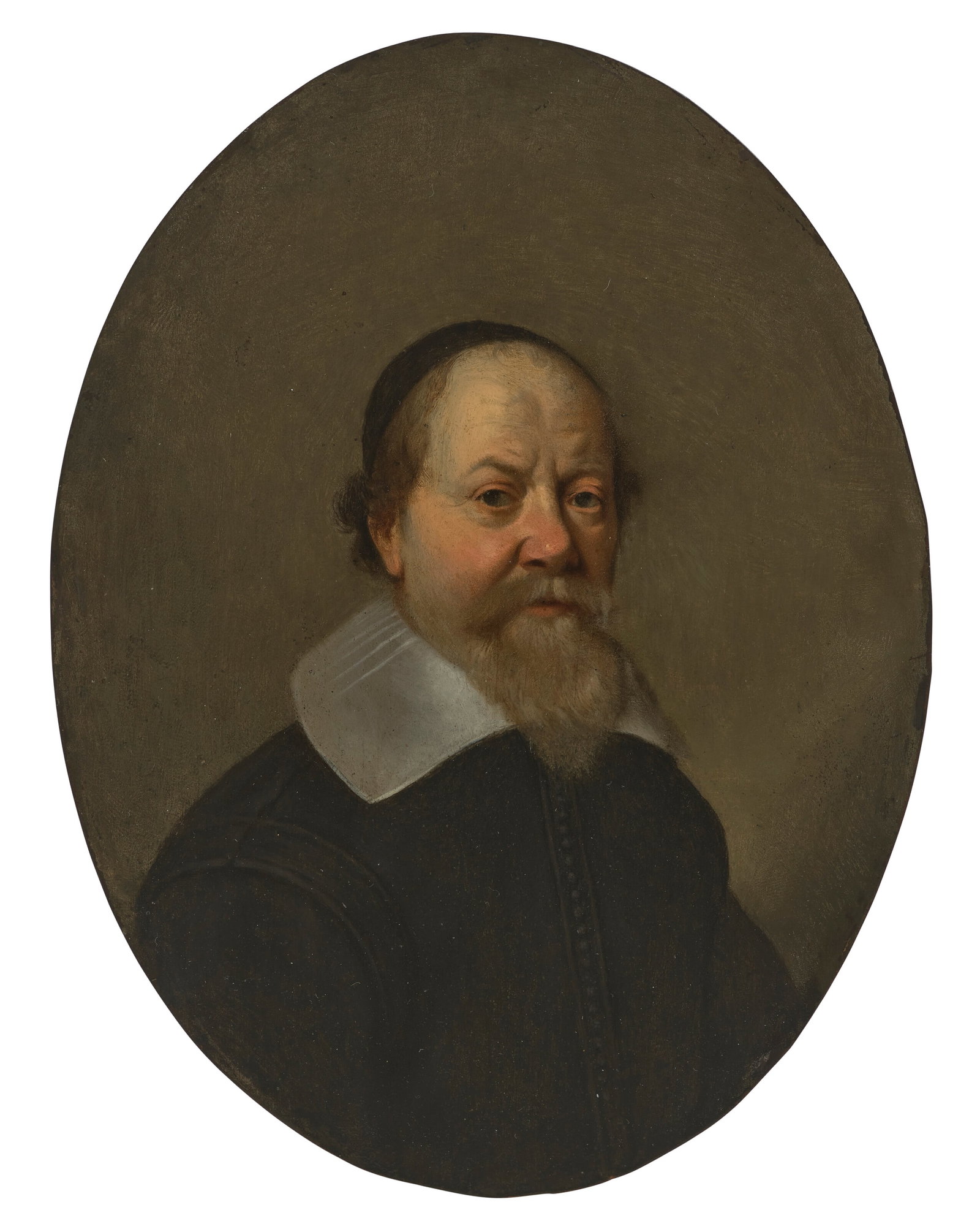 GERARD TER BORCH II (ZWOLLE 1617-1681 DEVENTER) Portrait of a bearded gentleman, half-length: Details GERARD TER BORCH II (ZWOLLE 1617-1681 DEVENTER) Portrait of a bearded gentleman, half-length oil on copper, oval 6 ¼ x 4 ¾ in. (16 x 12 cm.) Provenance with A. Brod, London, 19
