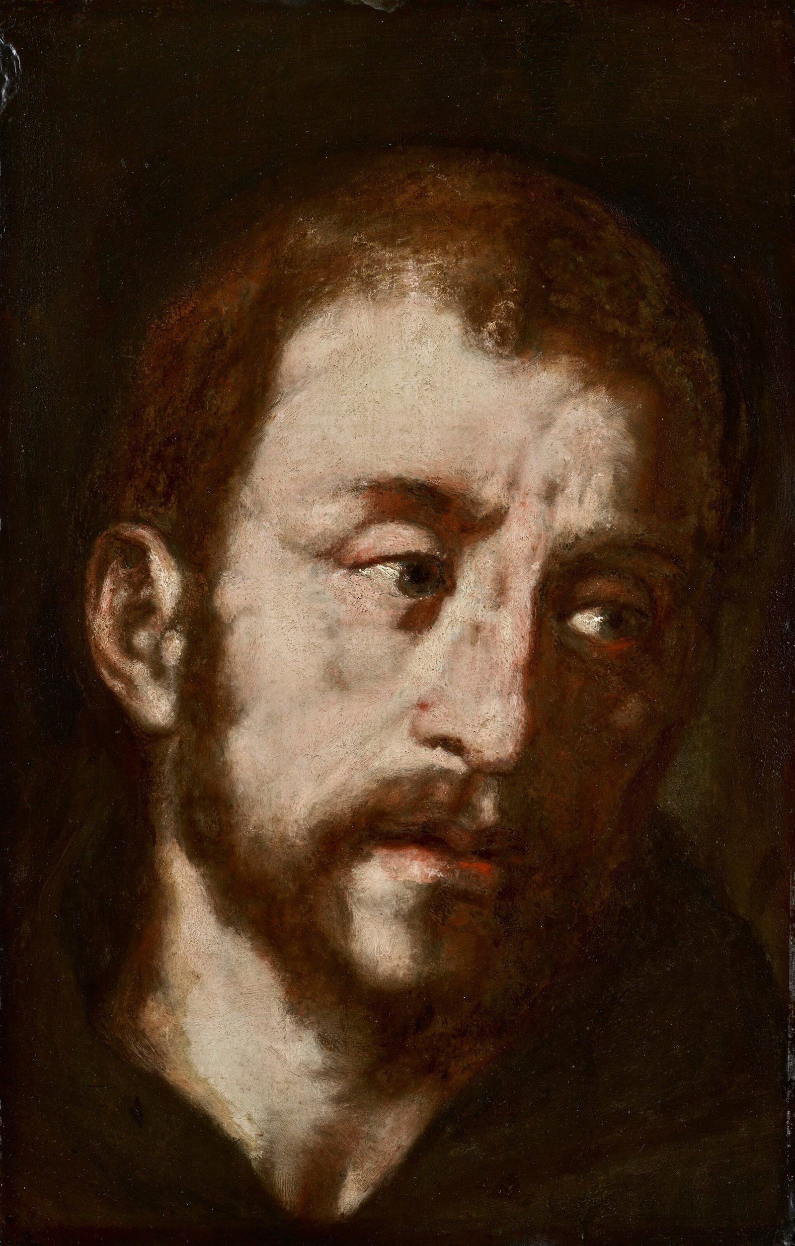 GIOVANNI BATTISTA CRESPI, CALLED IL CERANO (CERANO C. 1575-1632 MILAN) Head of a man: Details GIOVANNI BATTISTA CRESPI, CALLED IL CERANO (CERANO C. 1575-1632 MILAN) Head of a man oil on slate 14 ½ x 9 3⁄8 in. (36.8 x 23.8 cm.) Provenance with Galerie Canesso, Paris, wh