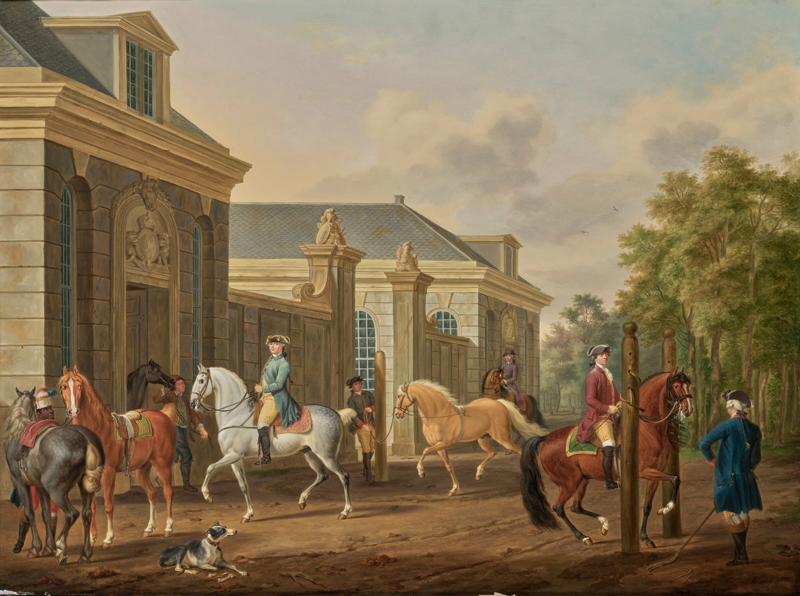 TETHART PHILIPP CHRISTIAN HAAG (CASSEL 1737-1812 LA HAYE) (1 of 3)