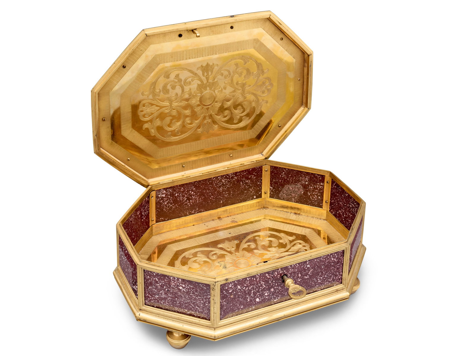 COFFRET D'ÉPOQUE RESTAURATION - 4