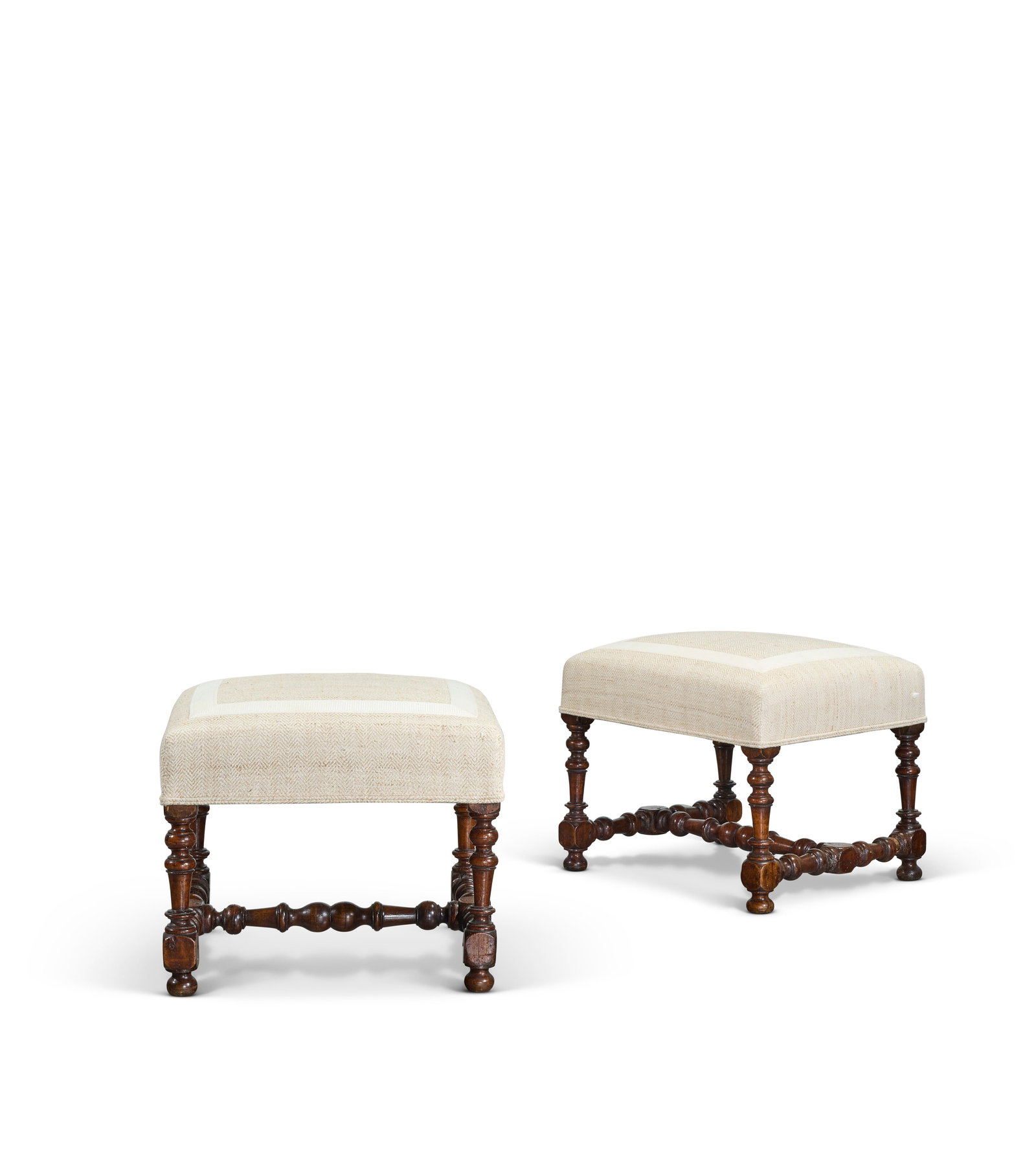 PAIRE DE TABOURETS D’ÉPOQUE LOUIS XIV - 2