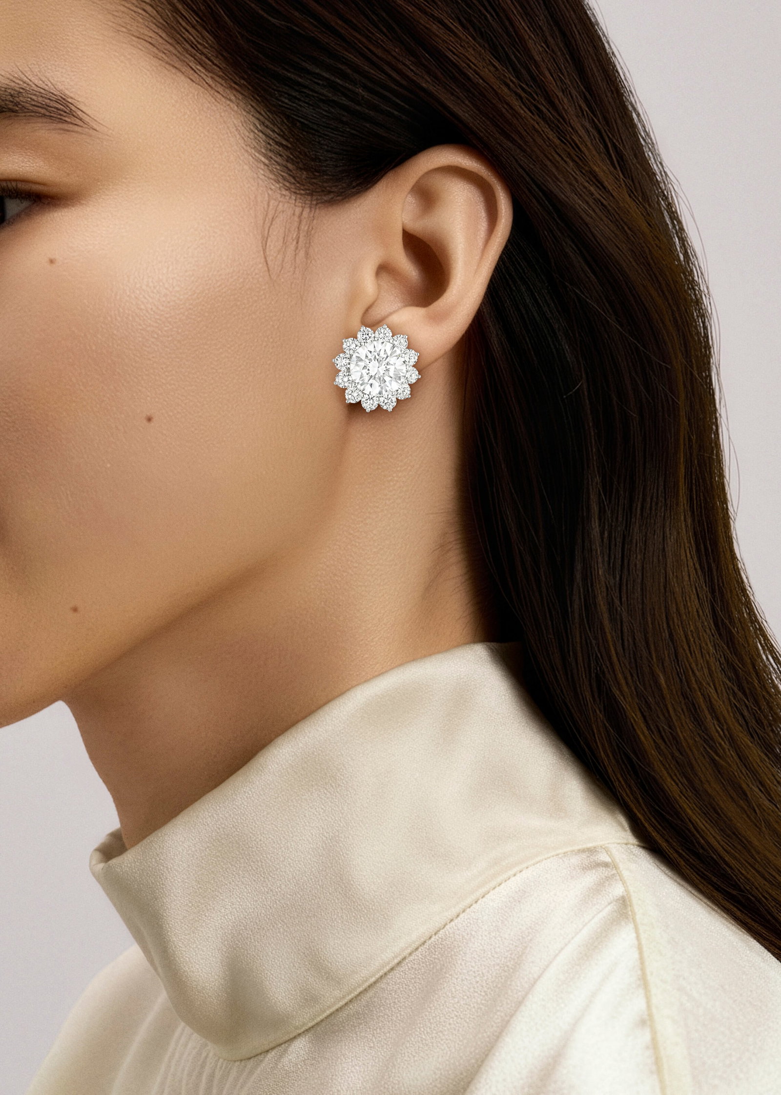 DIAMOND STUD EARRINGS - 2