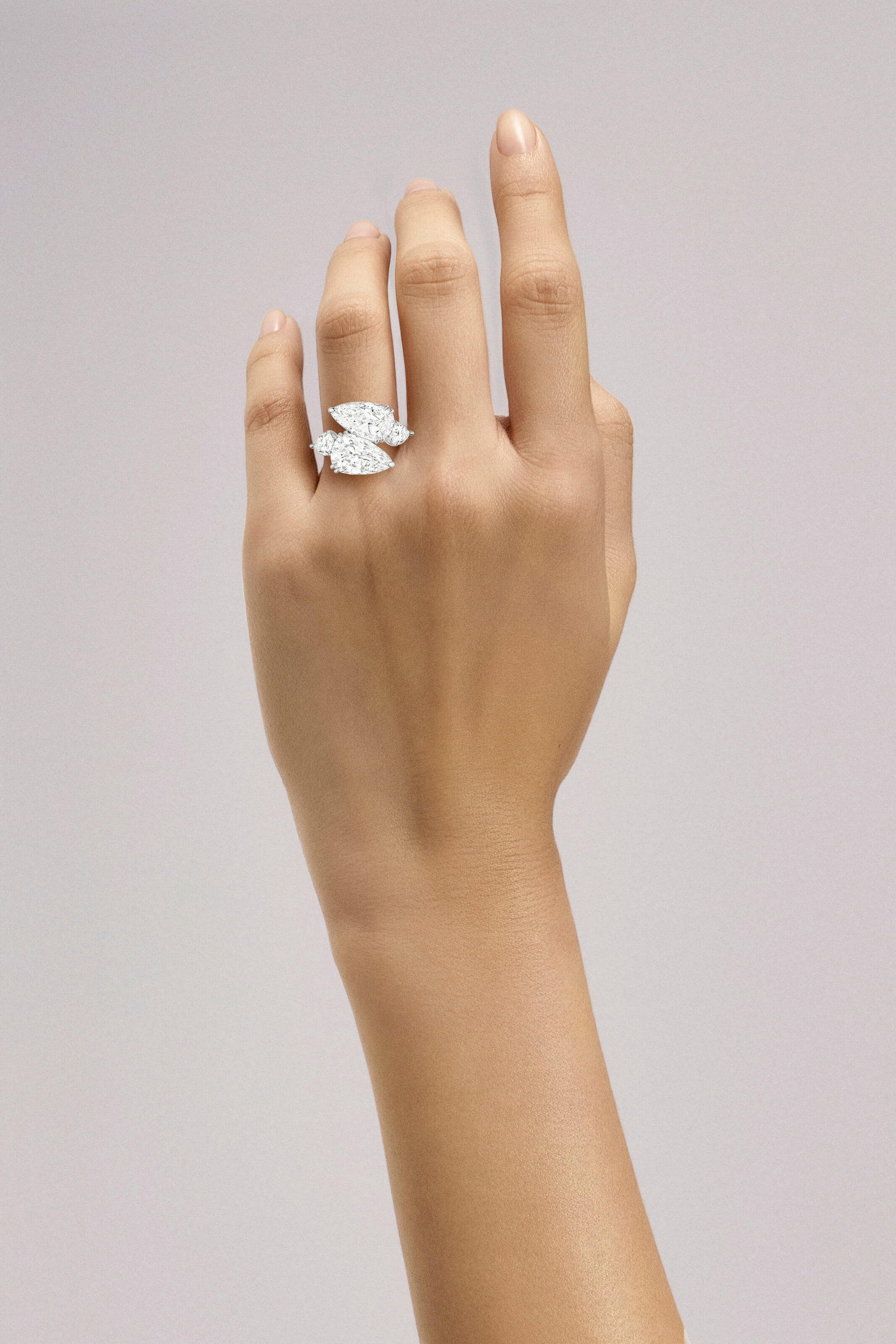DIAMOND TWIN-STONE RING - 2