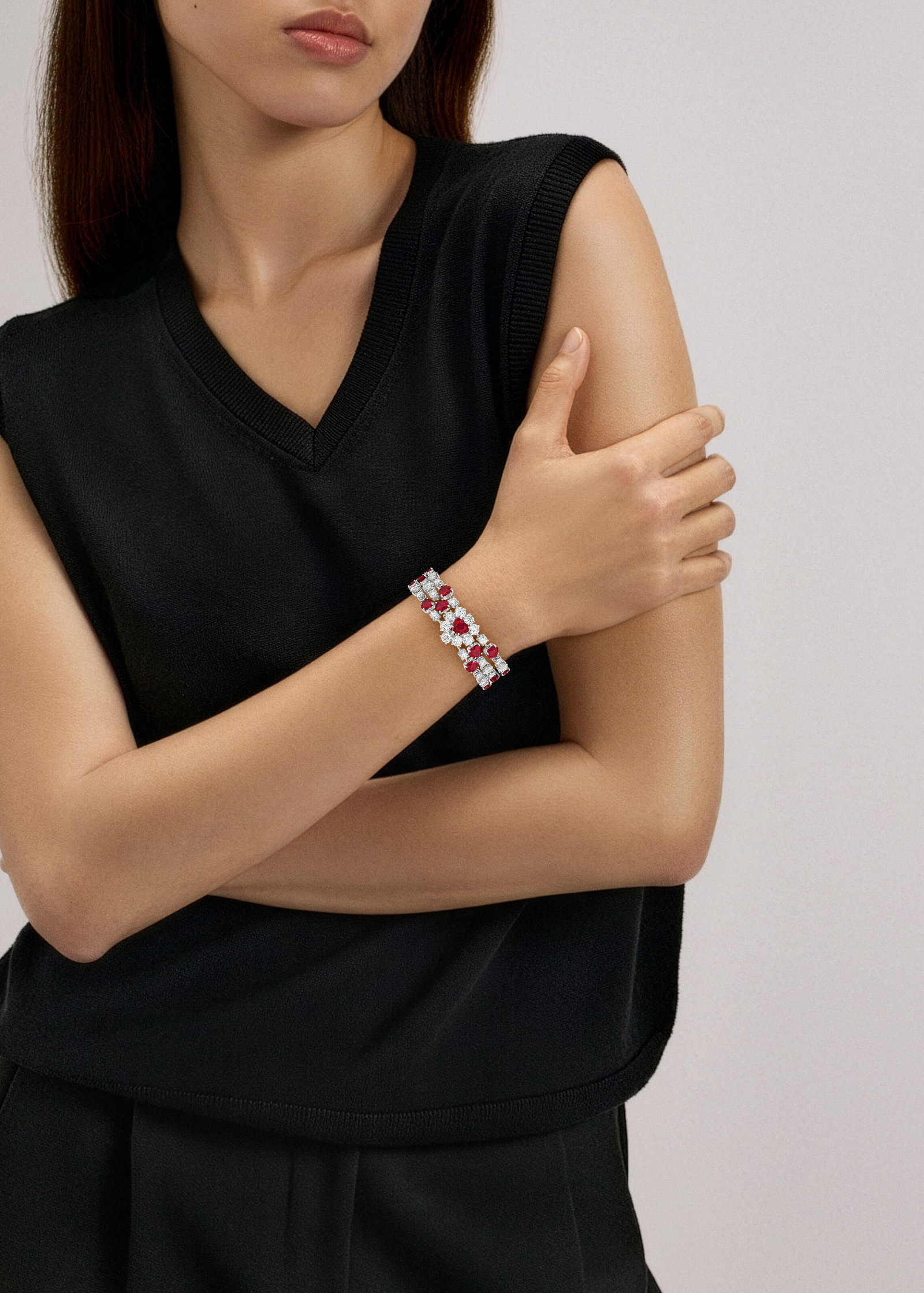 GRAFF RUBY AND DIAMOND BRACELET - 2