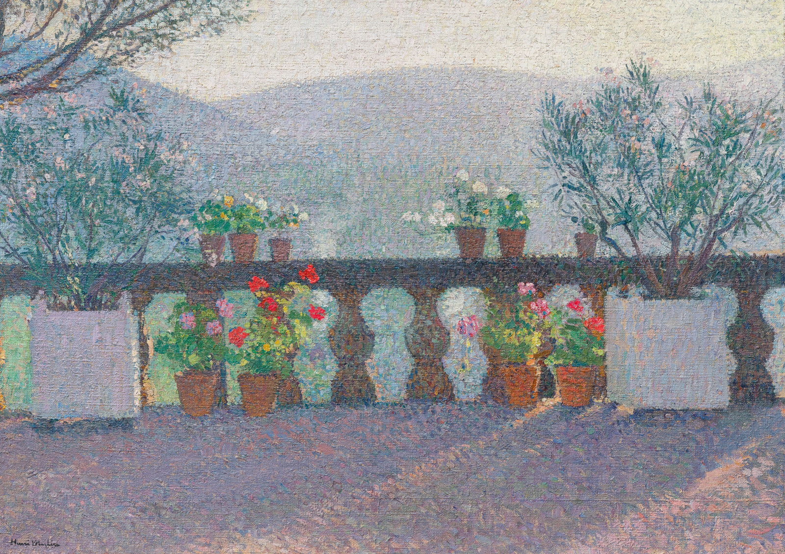 HENRI MARTIN (1860-1943) Terrasse soleil matin (1 of 3)