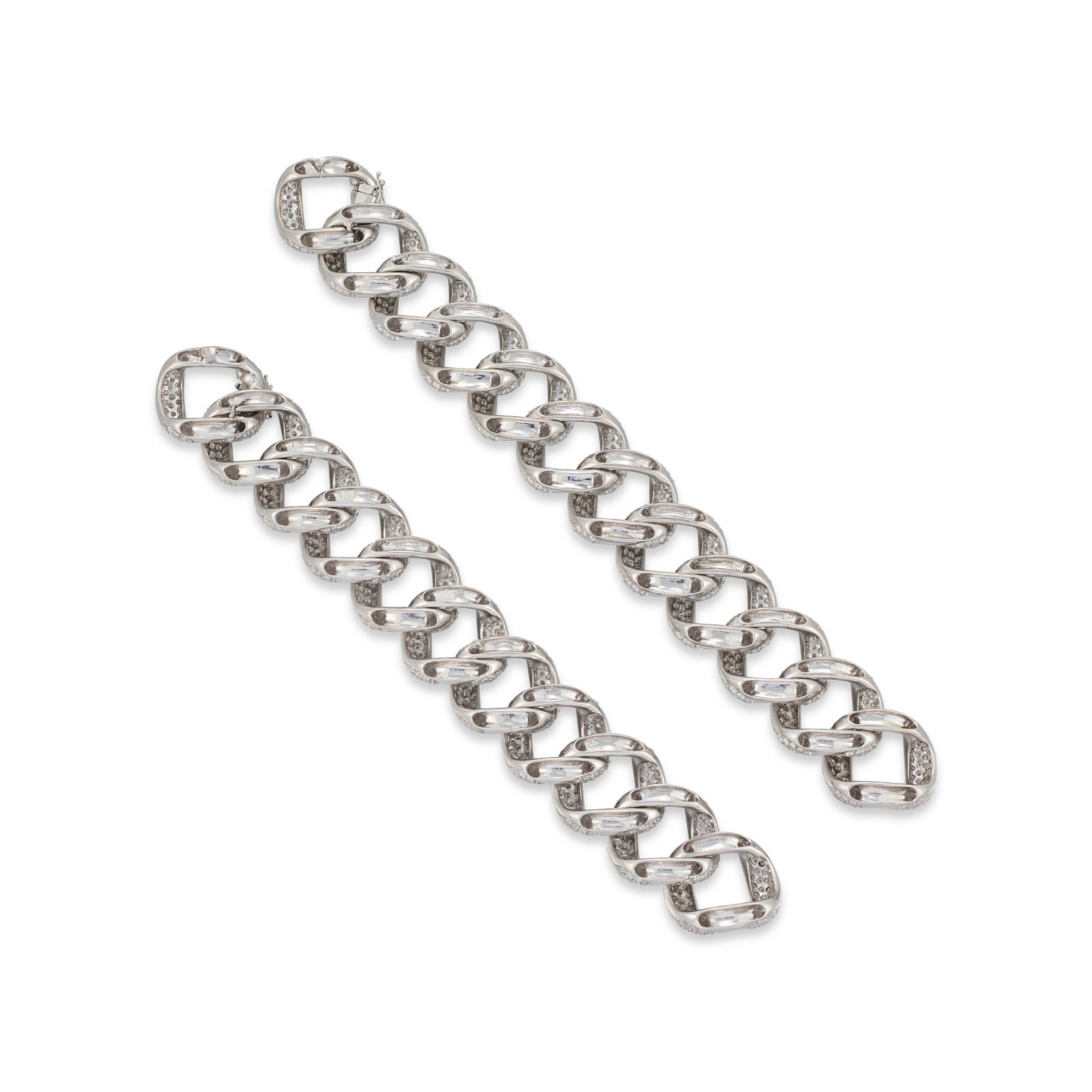 TWO DIAMOND BRACELETS - 2