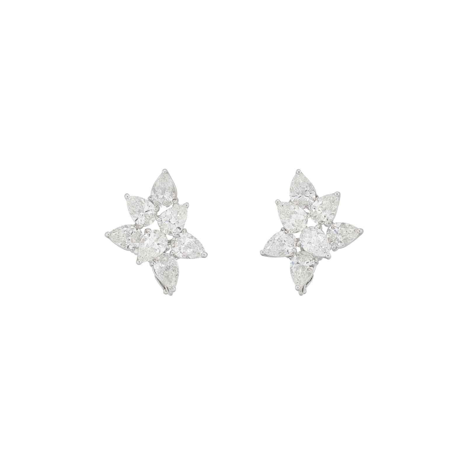 GRAFF DIAMOND CLUSTER EARRINGS (1 of 3)