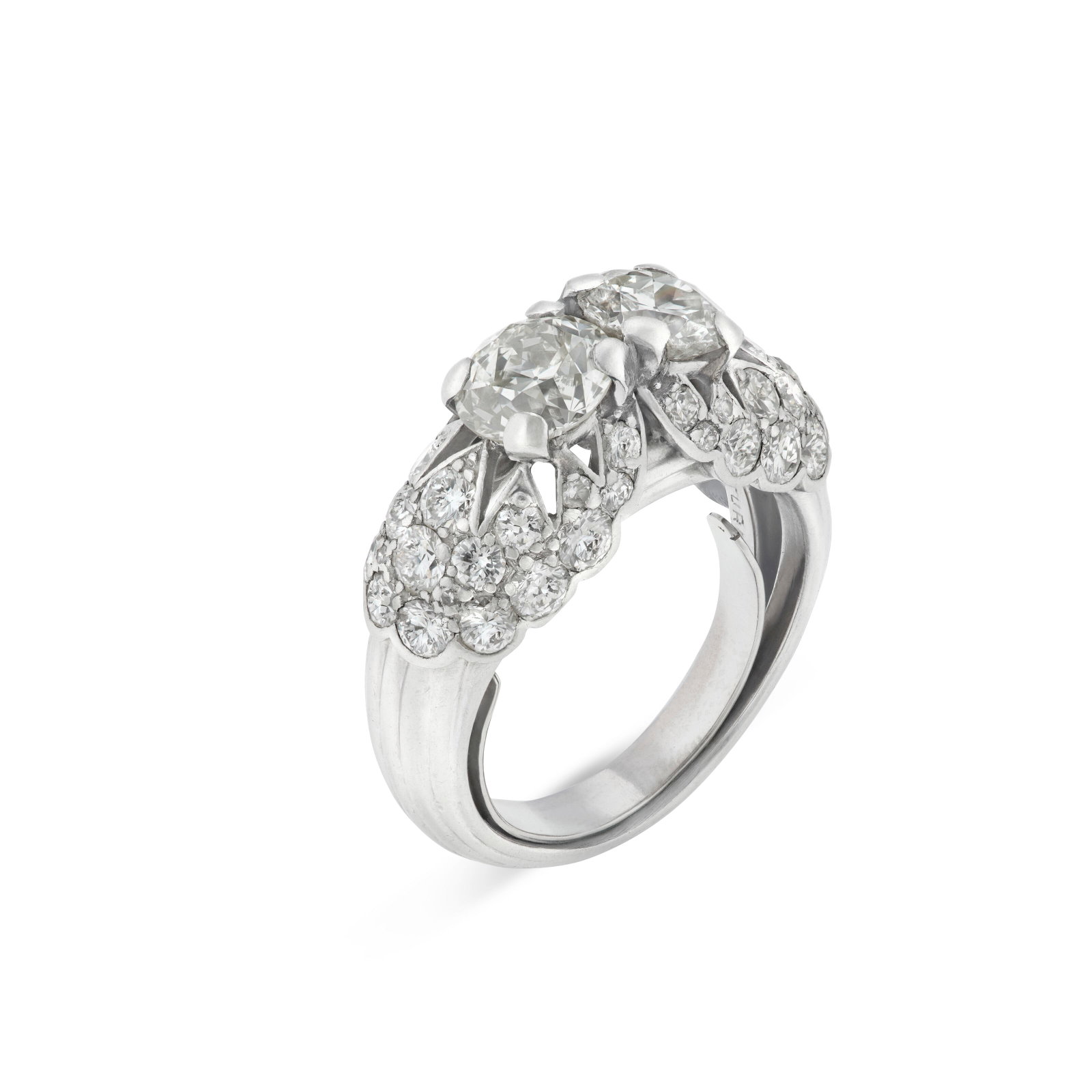 DIAMOND RING, MOUNTED BY CARTIER (1 of 4)