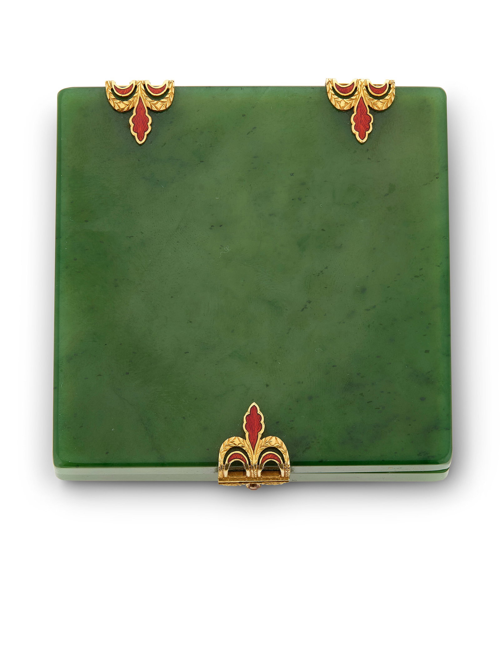 ART DECO JADE AND ENAMEL CASE (1 of 4)