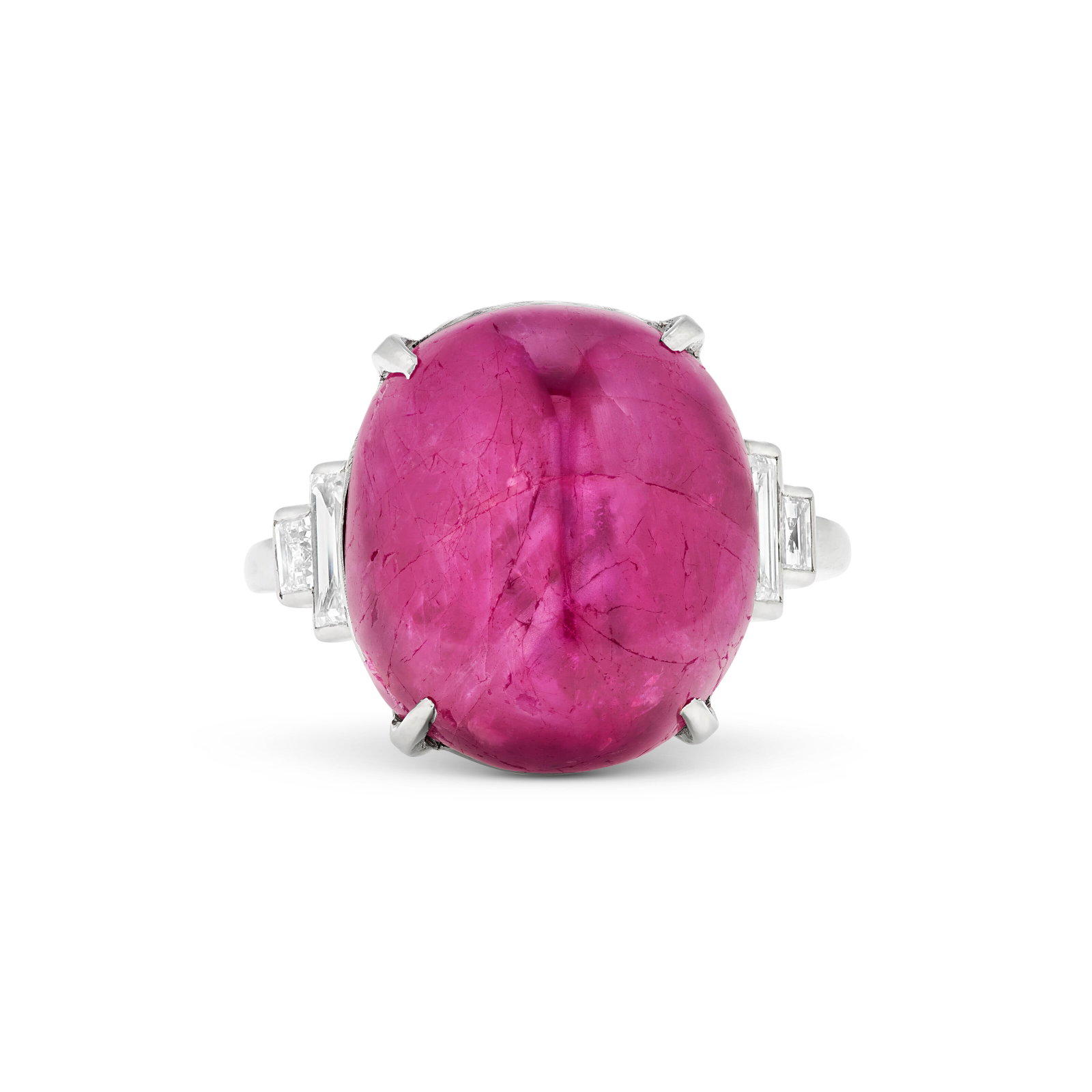 RUBY AND DIAMOND RING - 4