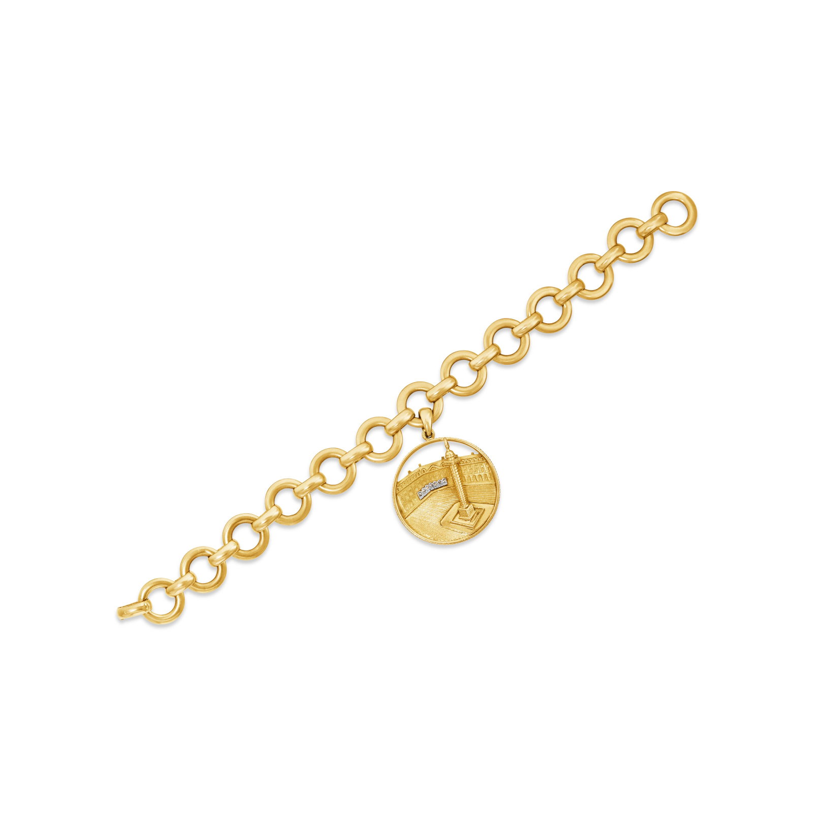 VAN CLEEF & ARPELS DIAMOND AND GOLD 'PLACE VENDÔME' CHARM (1 of 3)