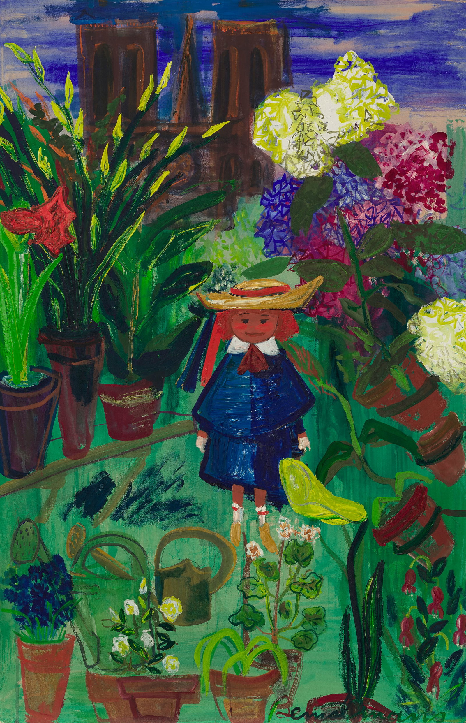 LUDWIG BEMELMANS (1898-1962) Madeline in a garden (1 of 4)