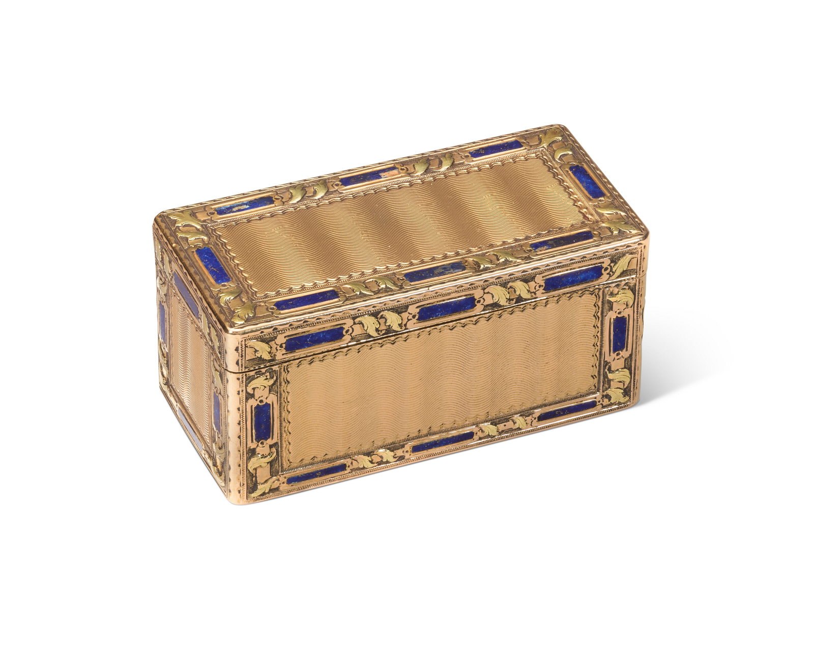 A LOUIS XV GOLD AND ENAMEL SNUFF BOX PARIS, 1768 (1 of 1)