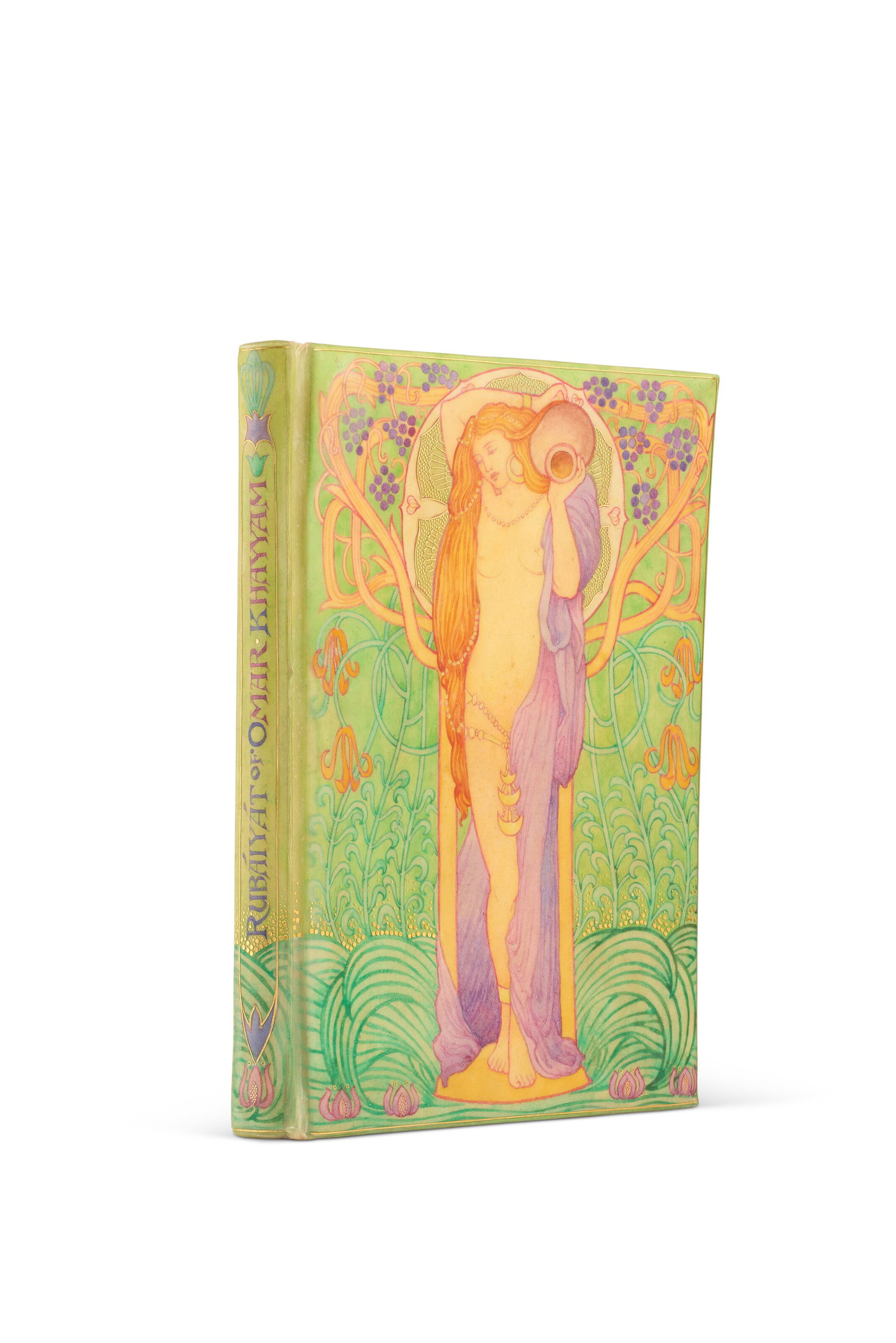 RUBÁIYÁT IN PAINTED BINDING Omar Khayyám; Cedric Chivers, 1903 (1 of 1)