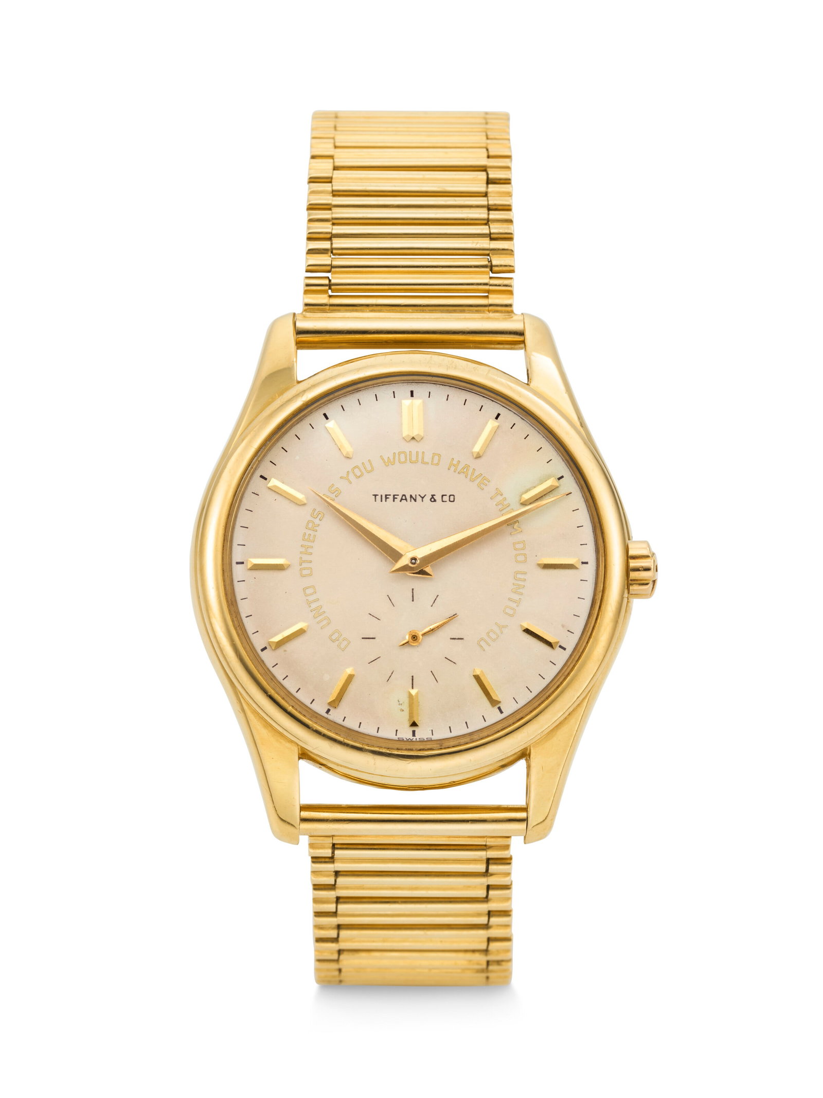 PATEK PHILIPPE. A HISTORICALLY IMPORTANT, SUPREMELY RARE, AND EARLY 18K GOLD AUTOMATIC WRISTWATCH (1 of 4)