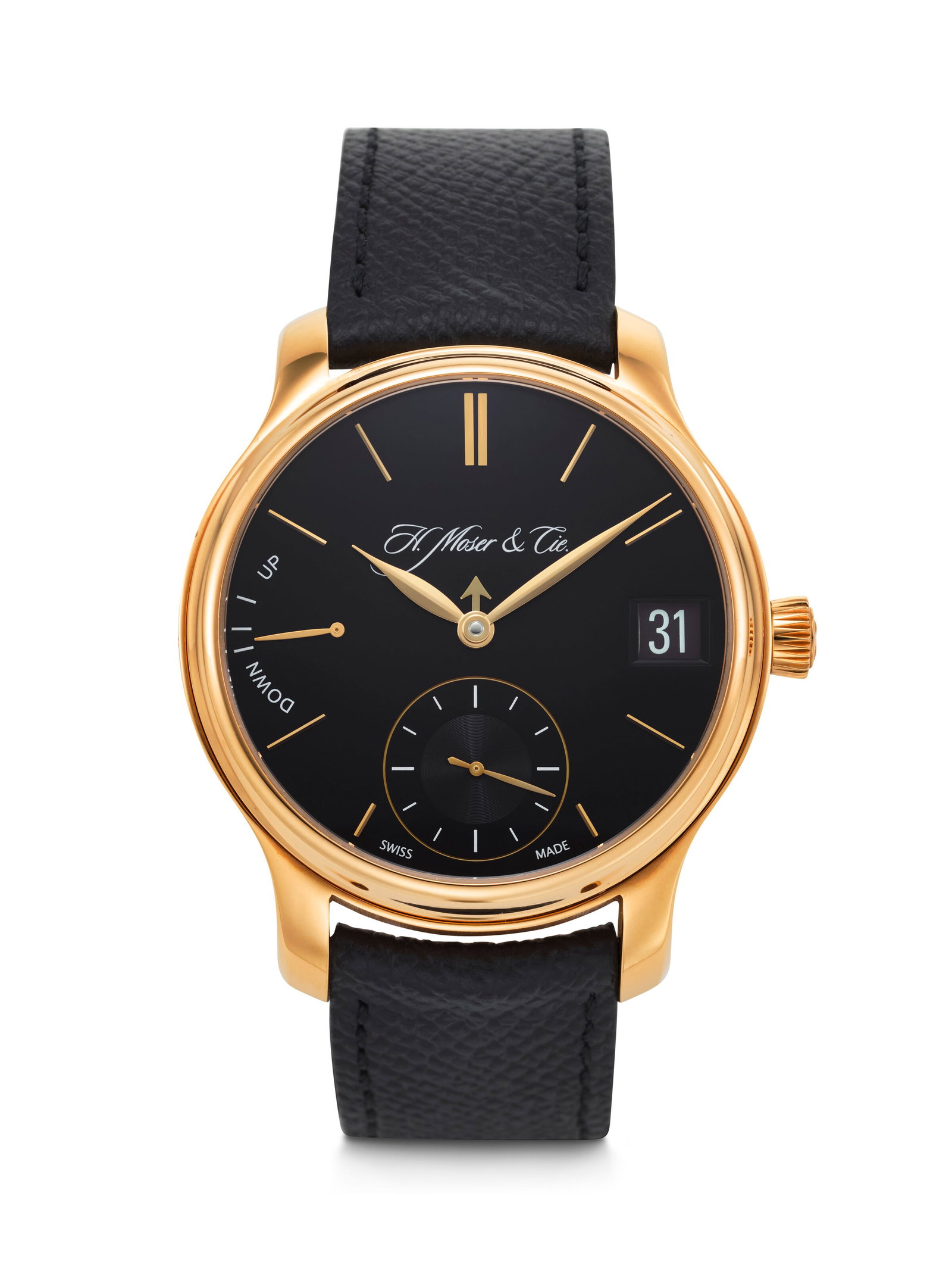 H. MOSER & CIE. AN IMPRESSIVE 18K PINK GOLD PERPETUAL CALENDAR WRISTWATCH WITH POWER RESERVE AND (1 of 4)