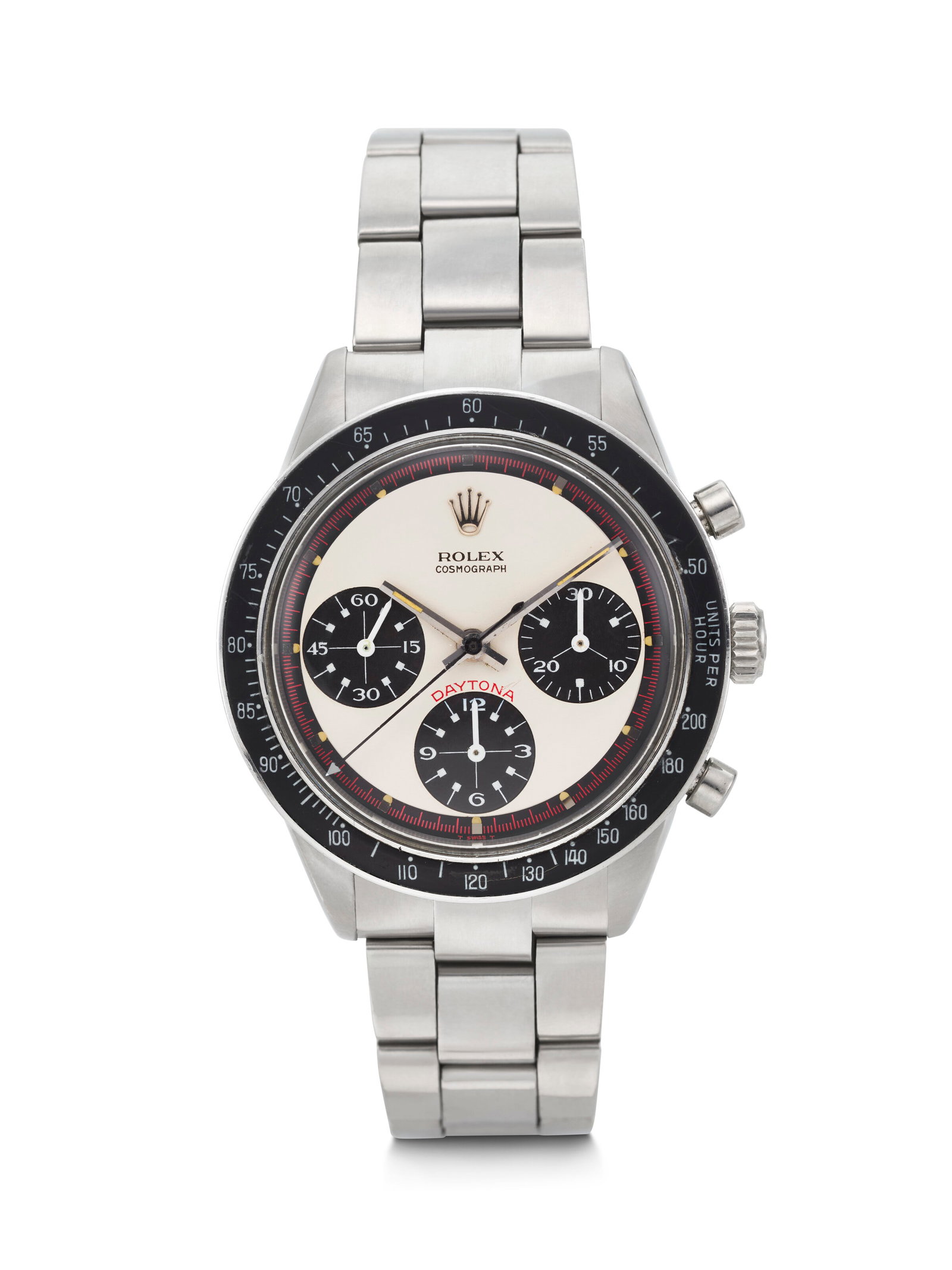 ROLEX. A HIGHLY COVETED AND ICONIC STAINLESS STEEL CHRONOGRAPH WRISTWATCH WITH 'PAUL NEWMAN' DIAL (1 of 4)