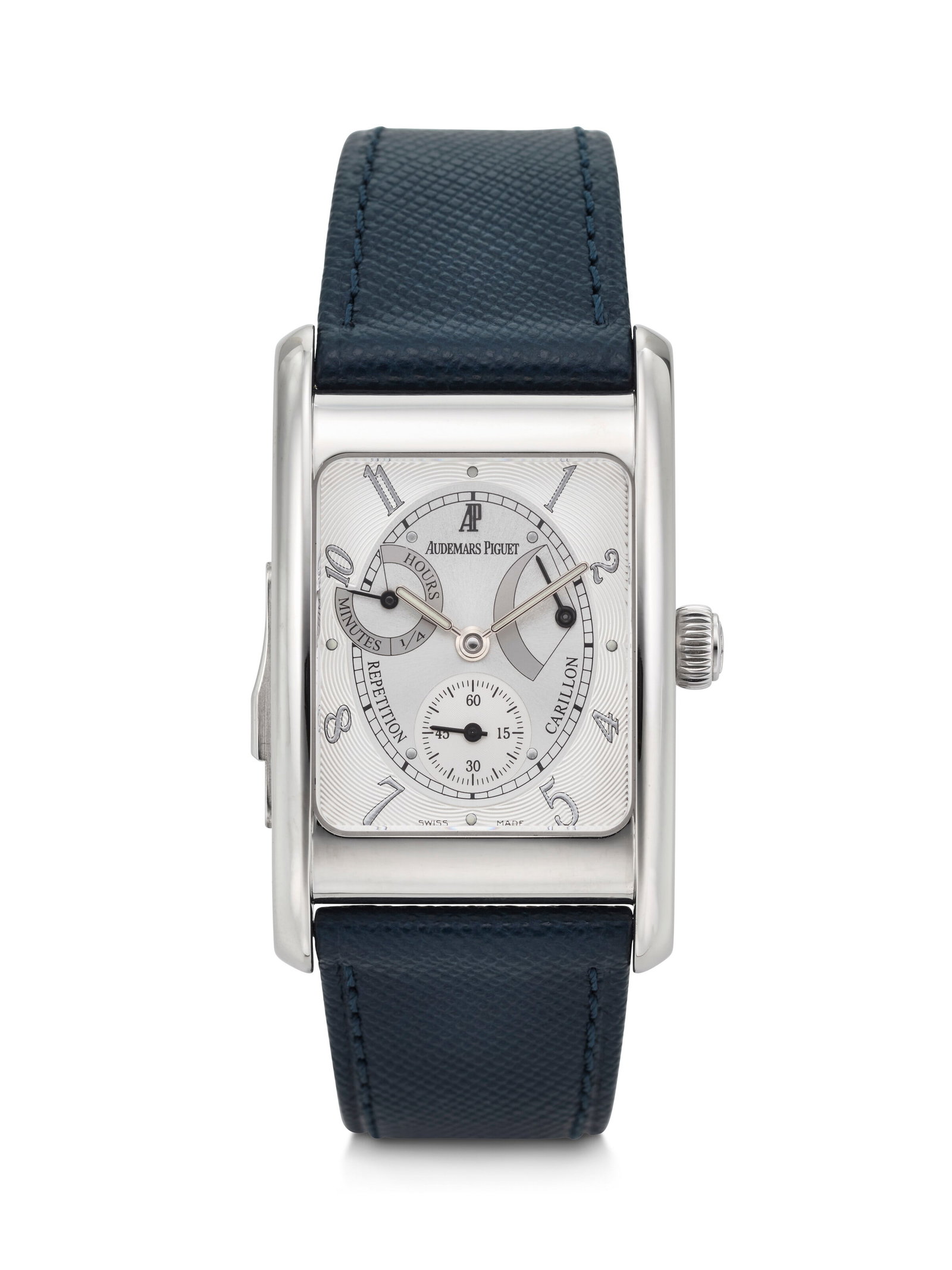 AUDEMARS PIGUET. AN IMPRESSIVE AND RARE LIMITED EDITION PLATINUM CARILLON MINUTE REPEATING (1 of 3)