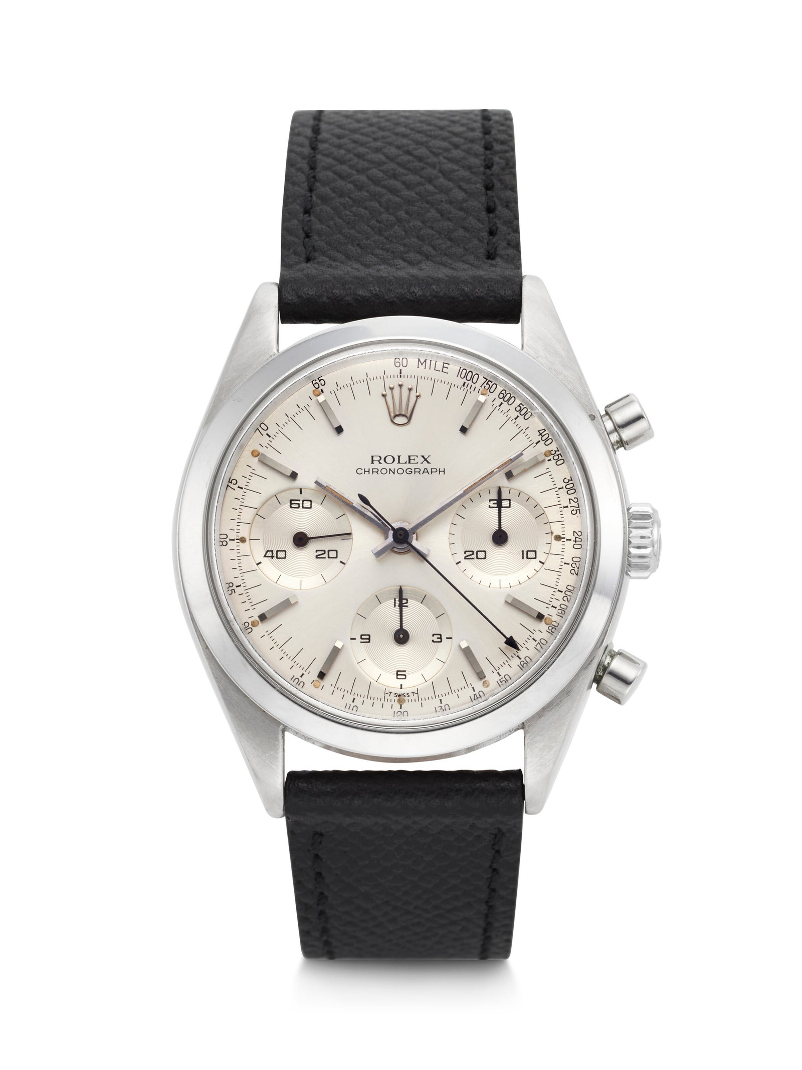 ROLEX. AN ATTRACTIVE AND COVETED STAINLESS STEEL CHRONOGRAPH WRISTWATCH WITH 14K GOLD AND STAINLESS: ROLEX. AN ATTRACTIVE AND COVETED STAINLESS STEEL CHRONOGRAPH WRISTWATCH WITH 14K GOLD AND STAINLESS STEEL BRACELET 'PRE-DAYTONA' MODEL, REF. 6238, CASE NO. 1'003'342, CIRCA 1963 Details ROLEX. AN ATTR