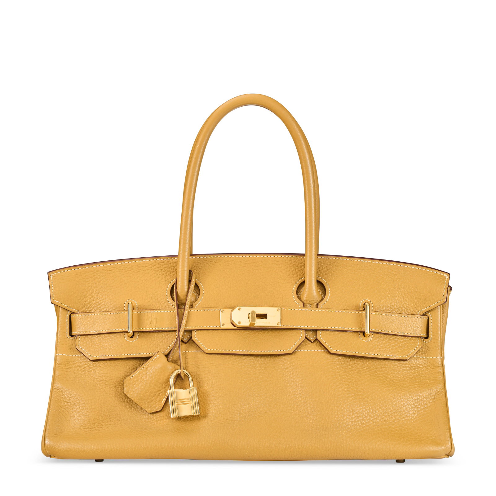 A CURRY CLÉMENCE LEATHER JPG SHOULDER BIRKIN I 42 WITH GOLD HARDWARE HERMÈS, 2009 (1 of 4)