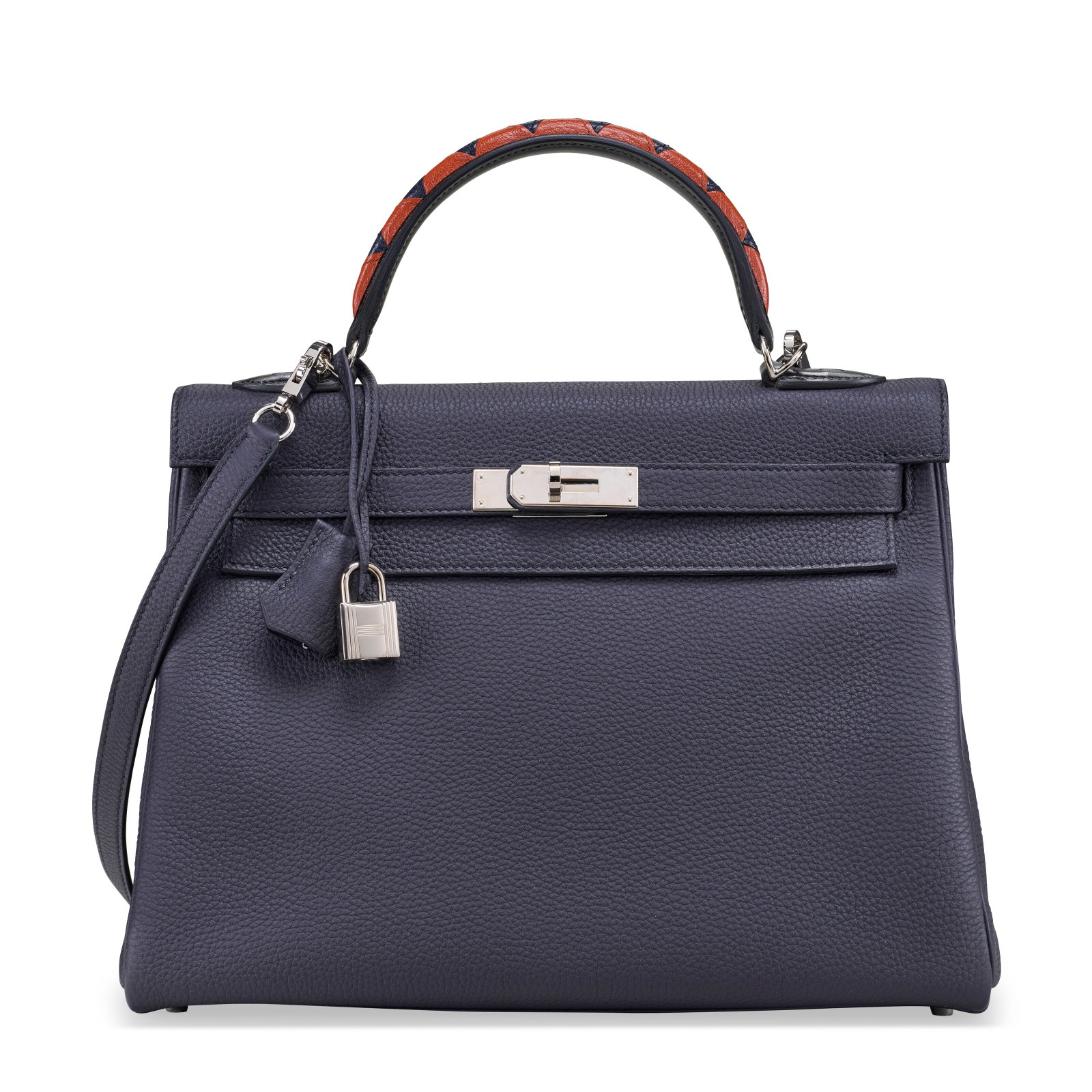 A LIMITED EDITION INDIGO TOGO AND CHÈVRE BLACK CALF BOX AND CUIVRE CHÈVRE LEATHER (1 of 4)