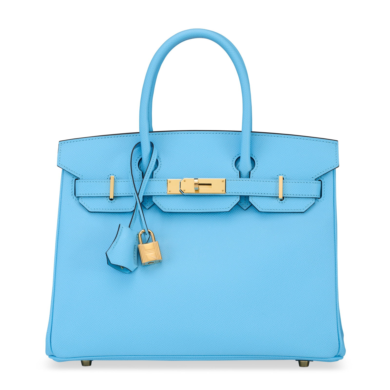 A BLEU CELESTE EPSOM LEATHER BIRKIN 30 WITH GOLD HARDWARE HERMÈS, 2020 (1 of 4)