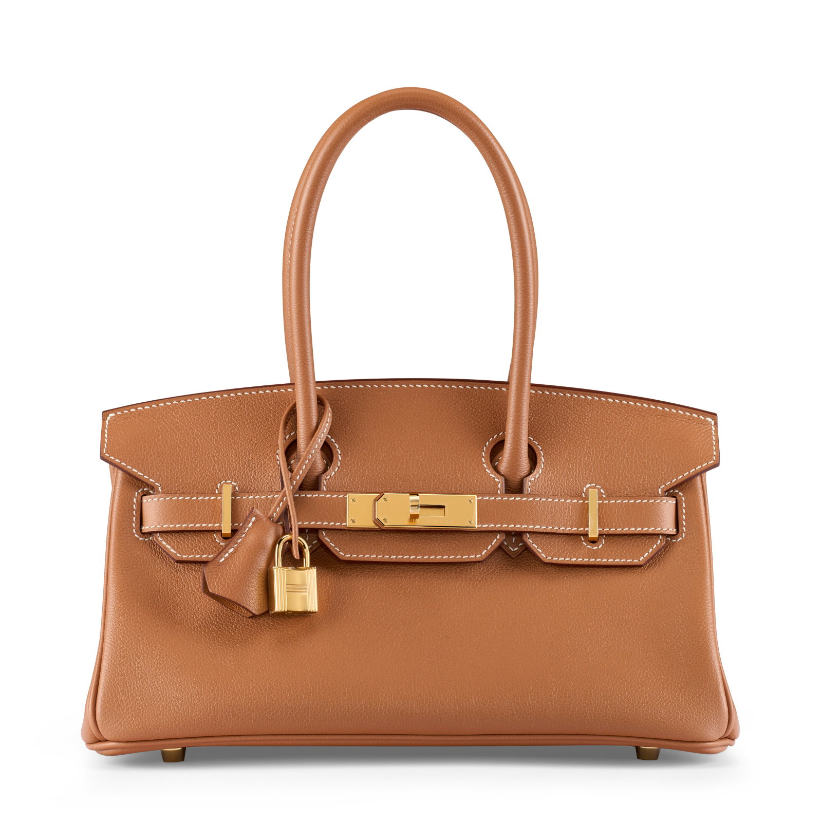 A GOLD EVERCOLOR LEATHER SHOULDER BIRKIN LIGHT 29 WITH GOLD HARDWARE HERMÈS, 2025 (1 of 4)